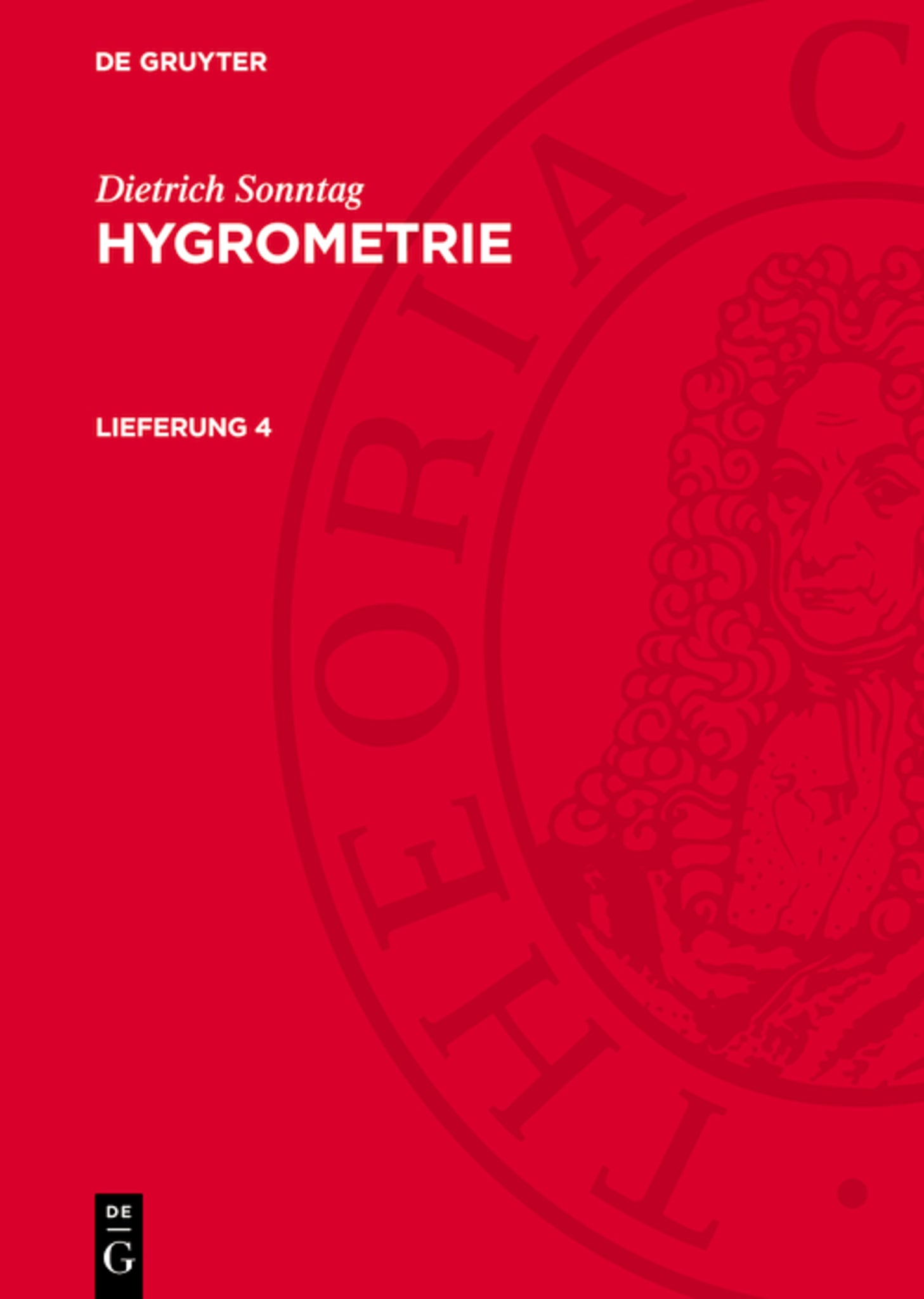 Dietrich Sonntag: Hygrometrie