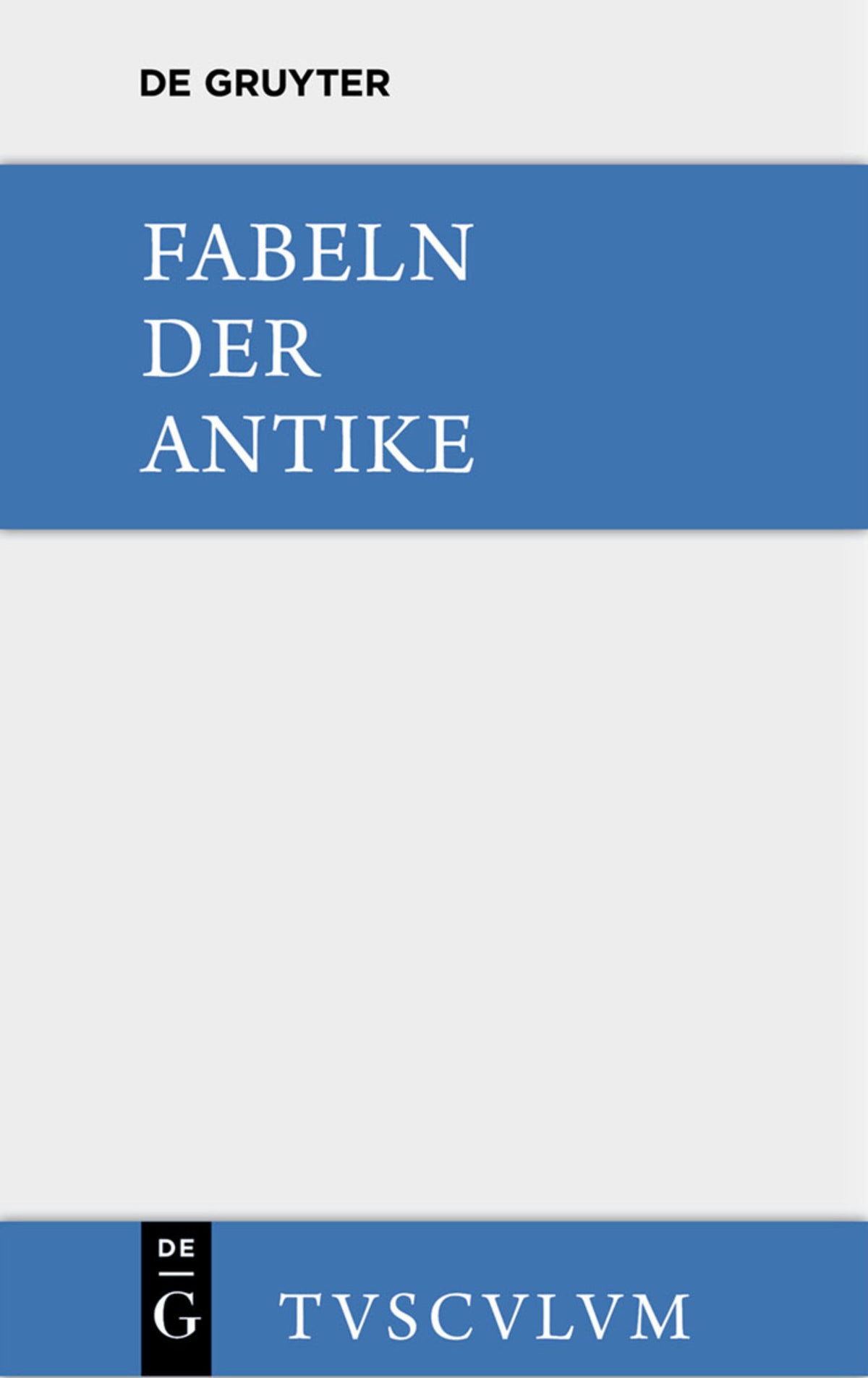 Cover image for Fabeln der Antike ISBN 9783110356045