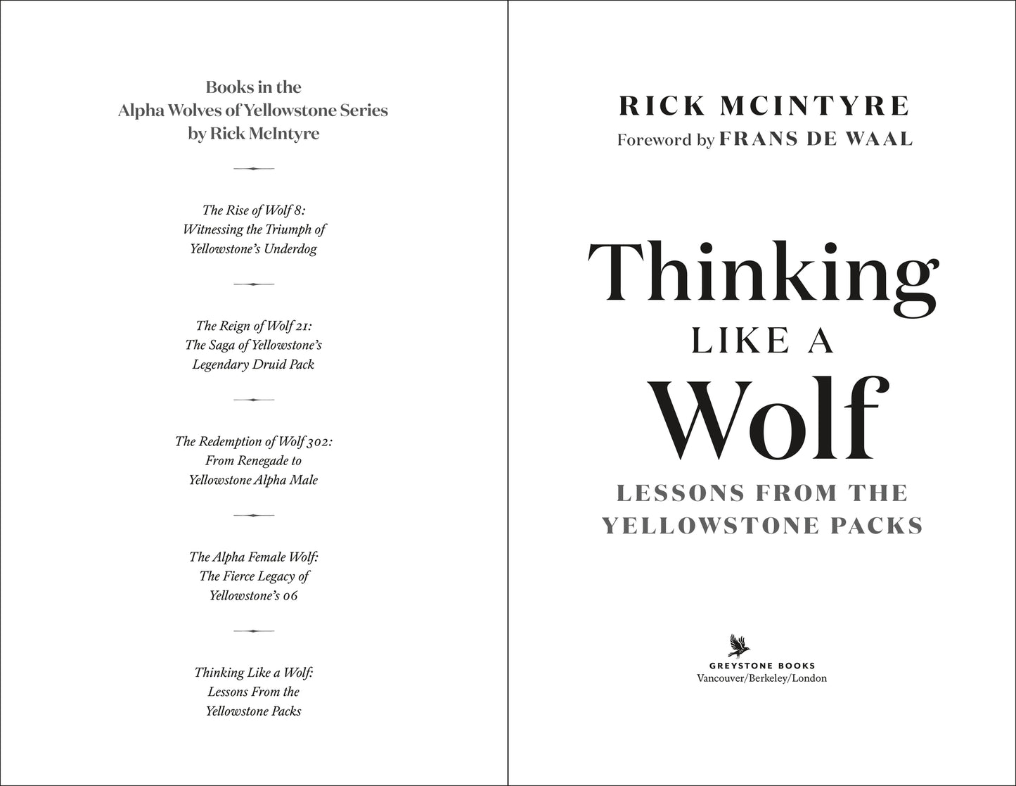 Thinking Like a Wolf