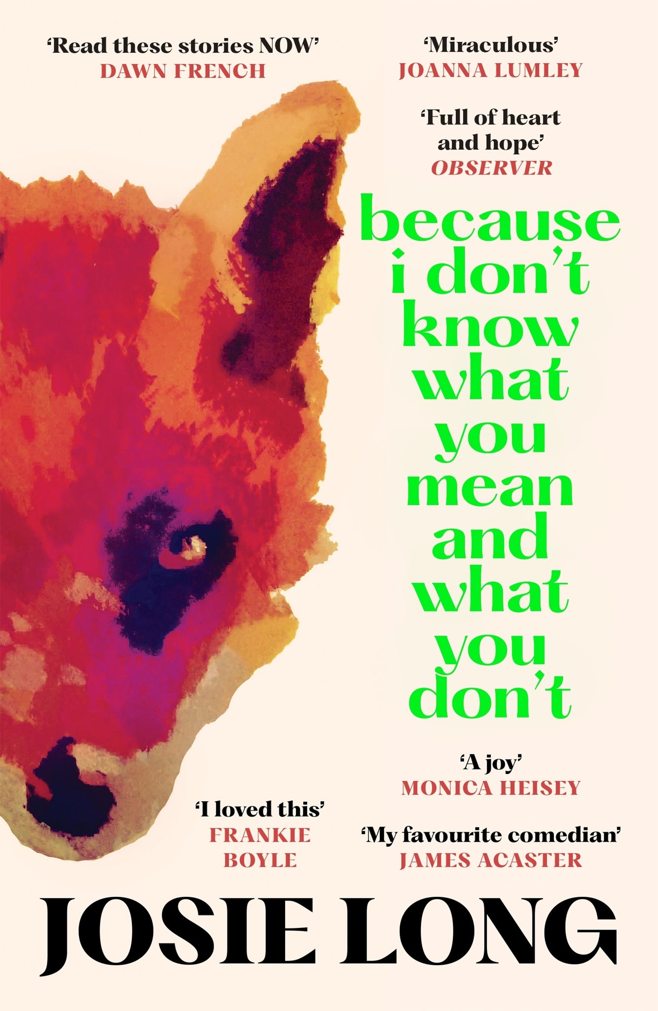 Cover image for Because I Don't Know What You Mean and What You Don't ISBN 9781838856090
