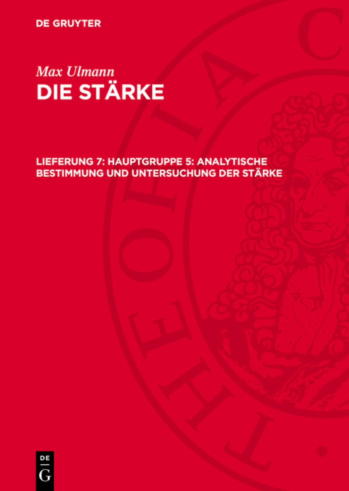 Hauptgruppe 5: Analytische Bestimmung und Untersuchung der Stärke