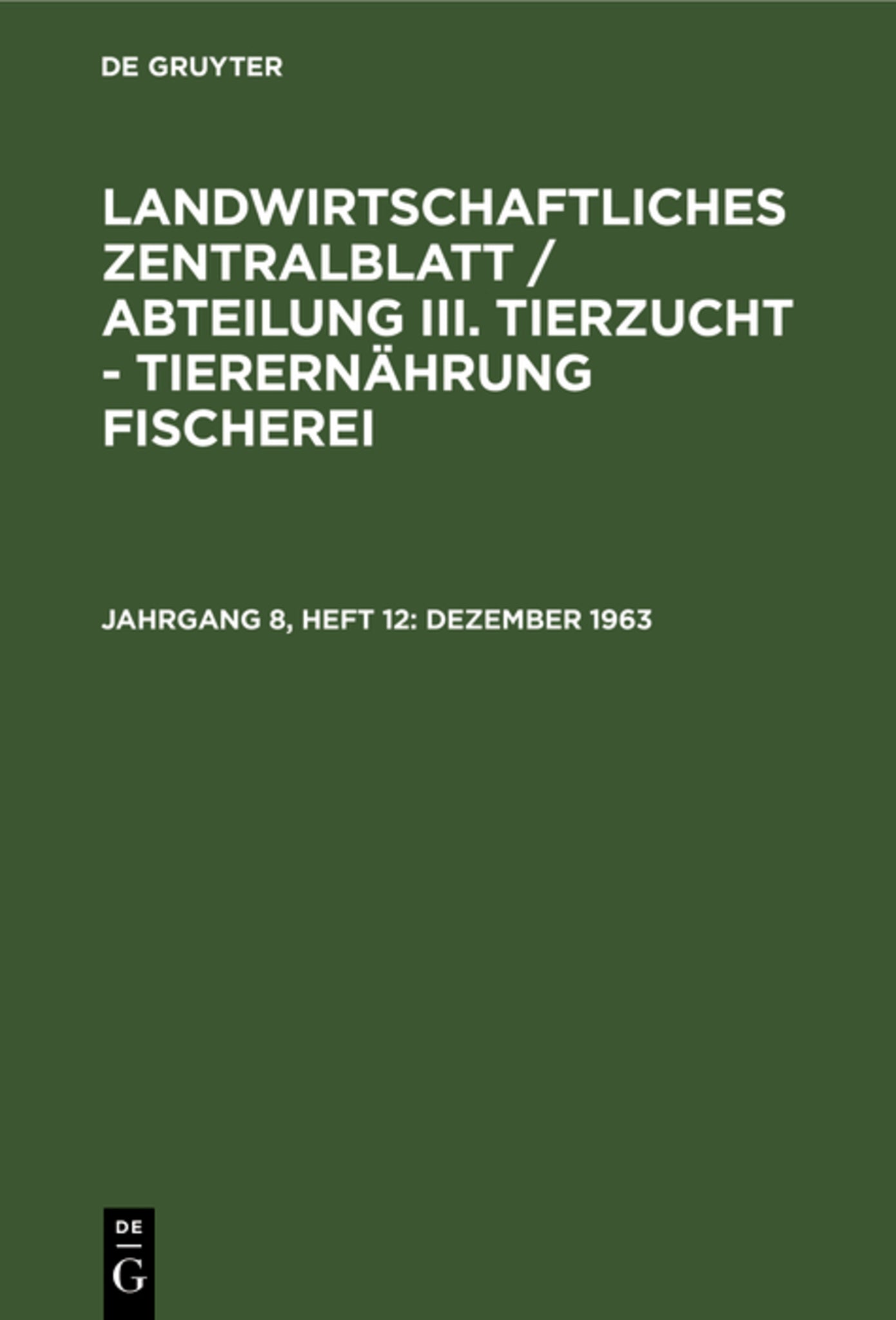 Dezember 1963