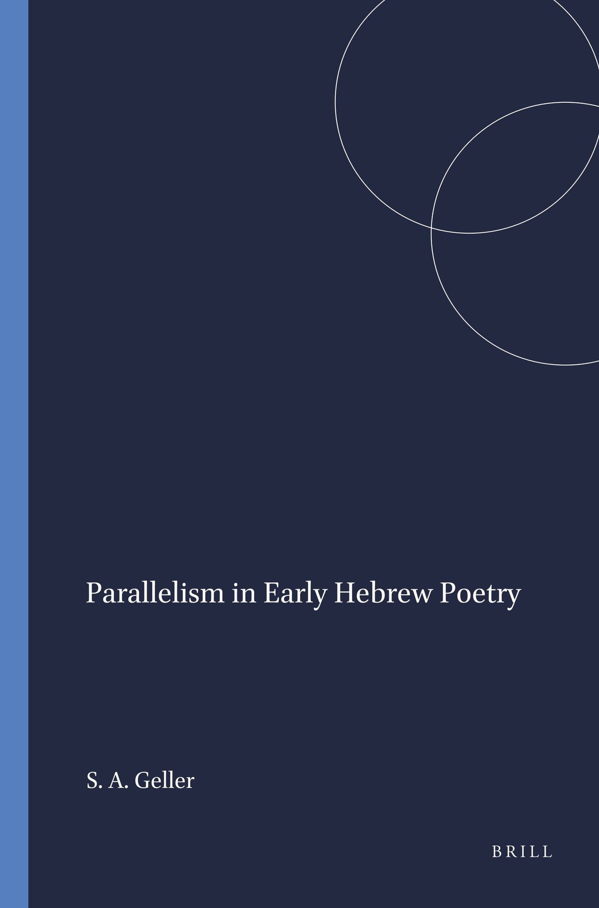 Cover image for Parallelism in Early Hebrew Poetry ISBN 9780891302759