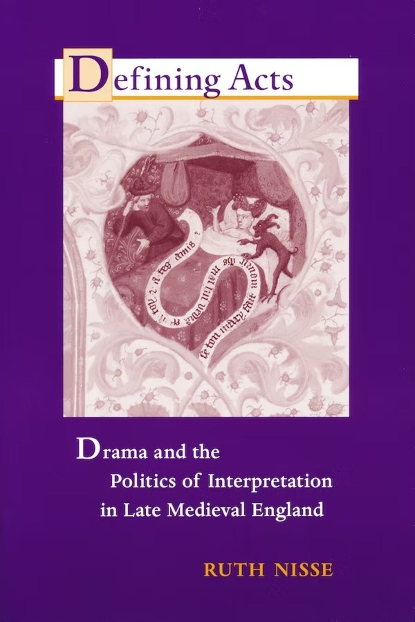 Cover image for Defining Acts ISBN 9780268036010