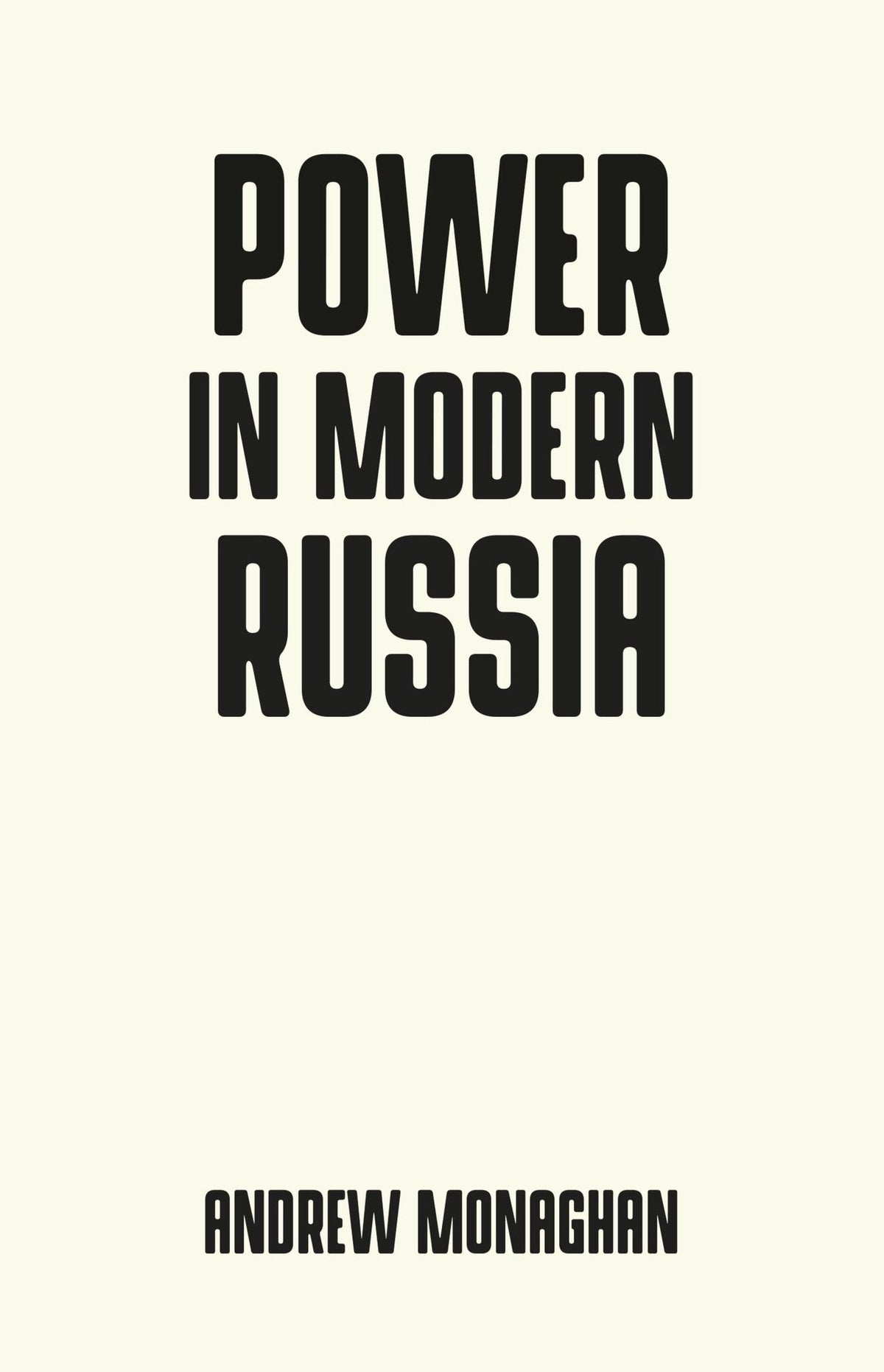 Cover image for Power in modern Russia ISBN 9781526126412