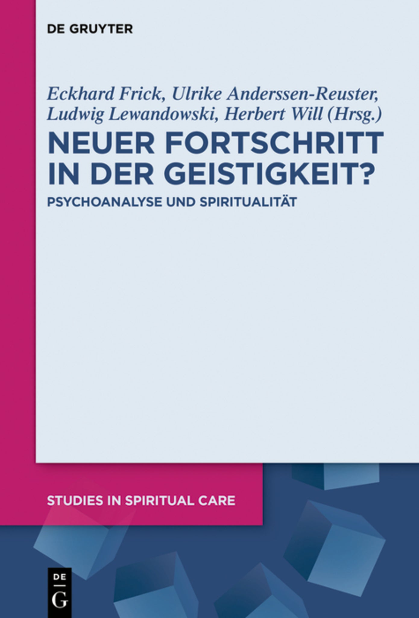 Cover image for Neuer Fortschritt in der Geistigkeit? ISBN 9783111350677
