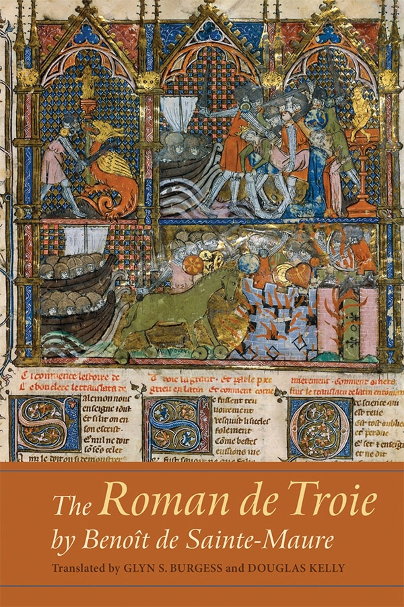Cover image for The Roman de Troie by Benoît de Sainte-Maure ISBN 9781843844693