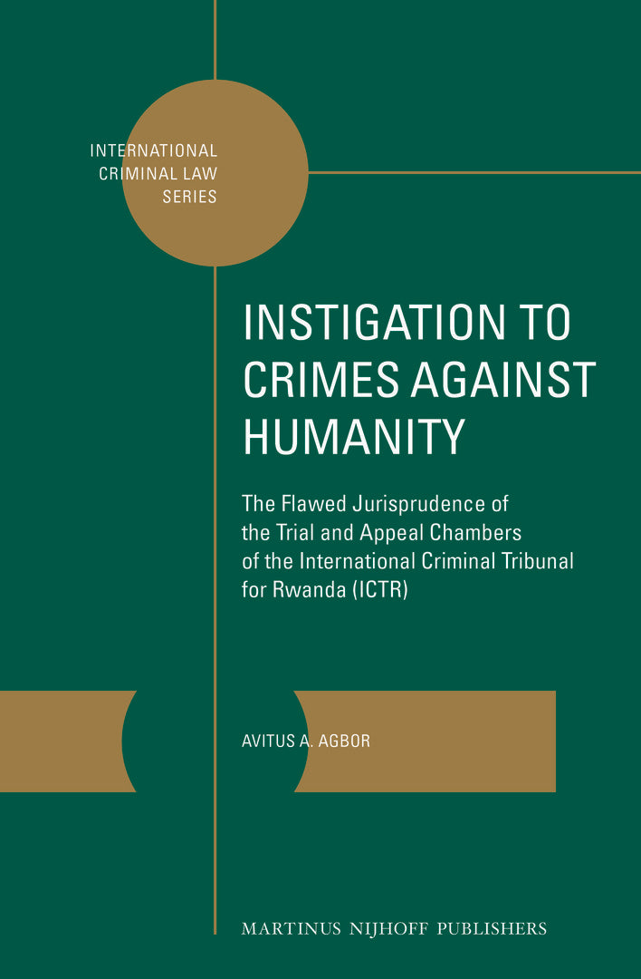 Cover image for Instigation to Crimes against Humanity ISBN 9789004254121