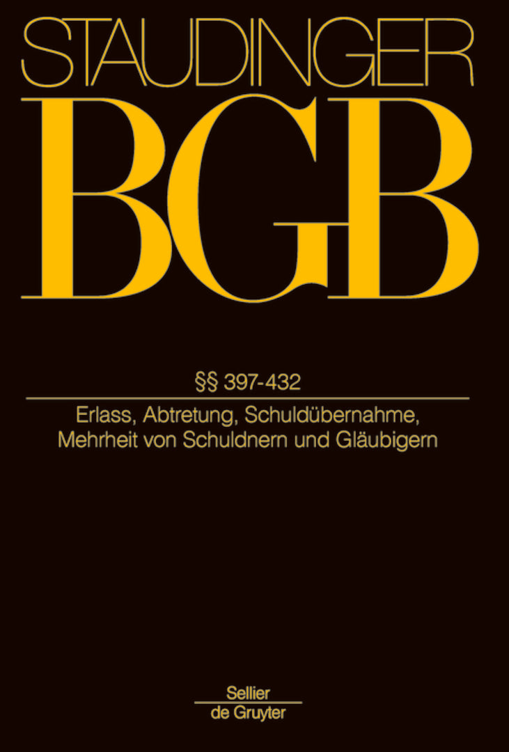 Cover image for §§ 397-432 ISBN 9783805912280