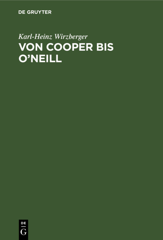 Von Cooper bis O’Neill