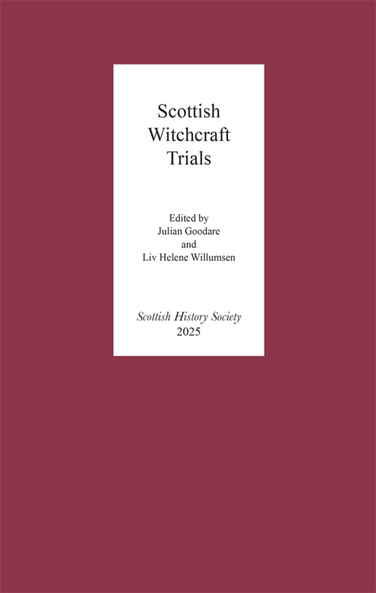 Cover image for Scottish Witchcraft Trials ISBN 9780906245507