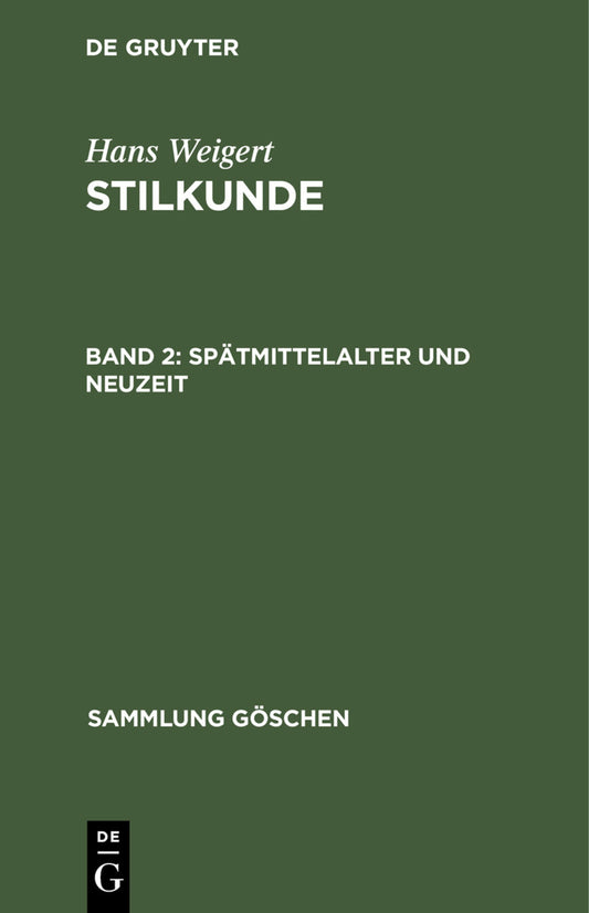 Spätmittelalter und Neuzeit