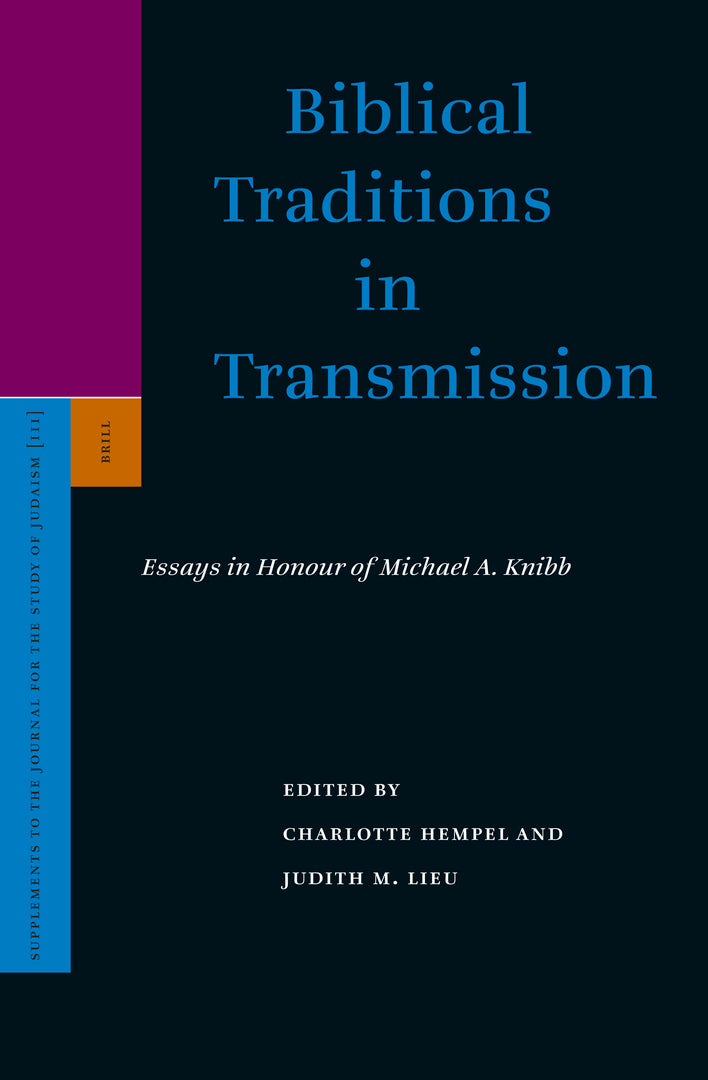 Cover image for Biblical Traditions in Transmission ISBN 9789004139978