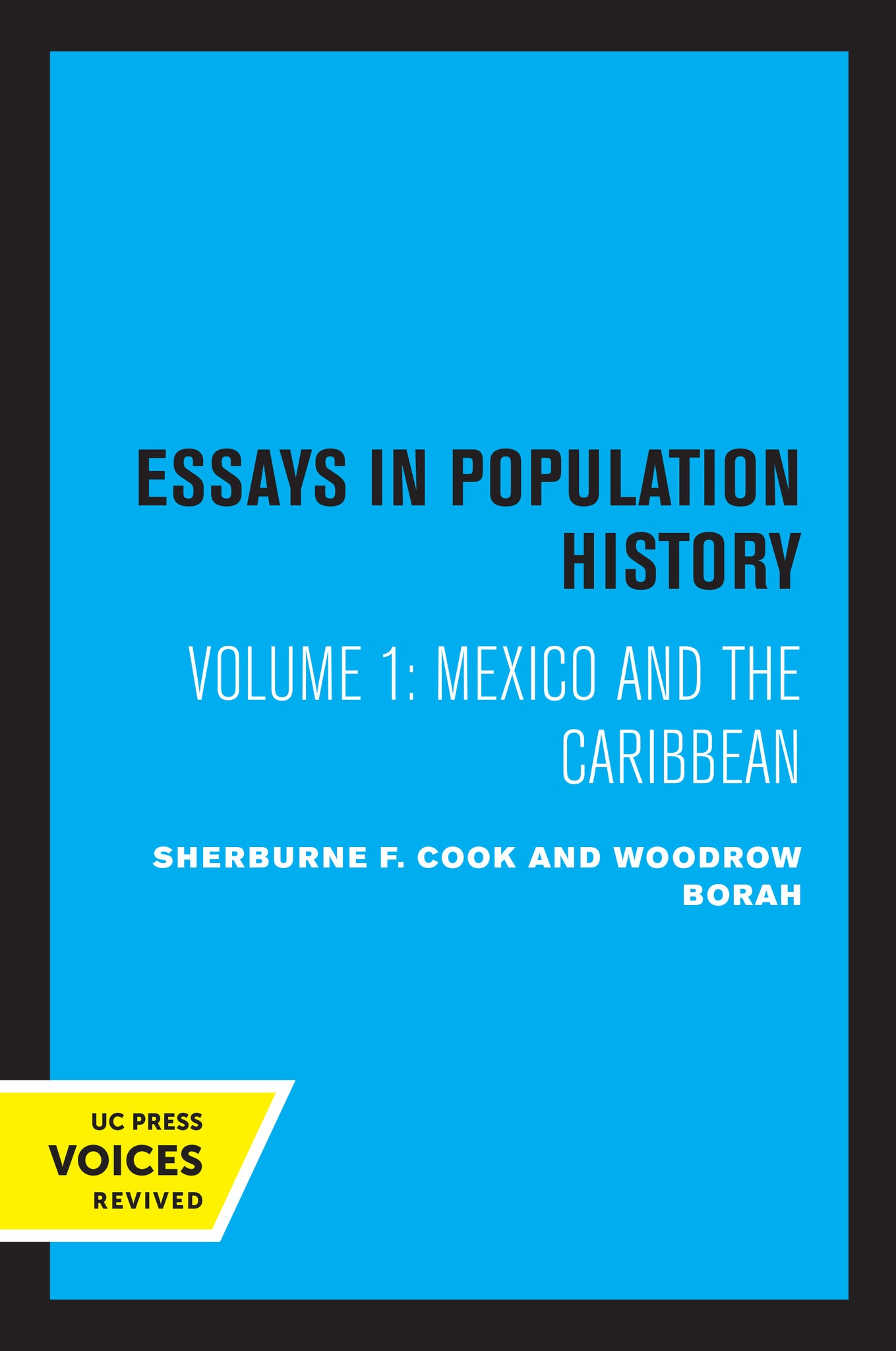 Cover image for Essays in Population History, Volume One ISBN 9780520329775