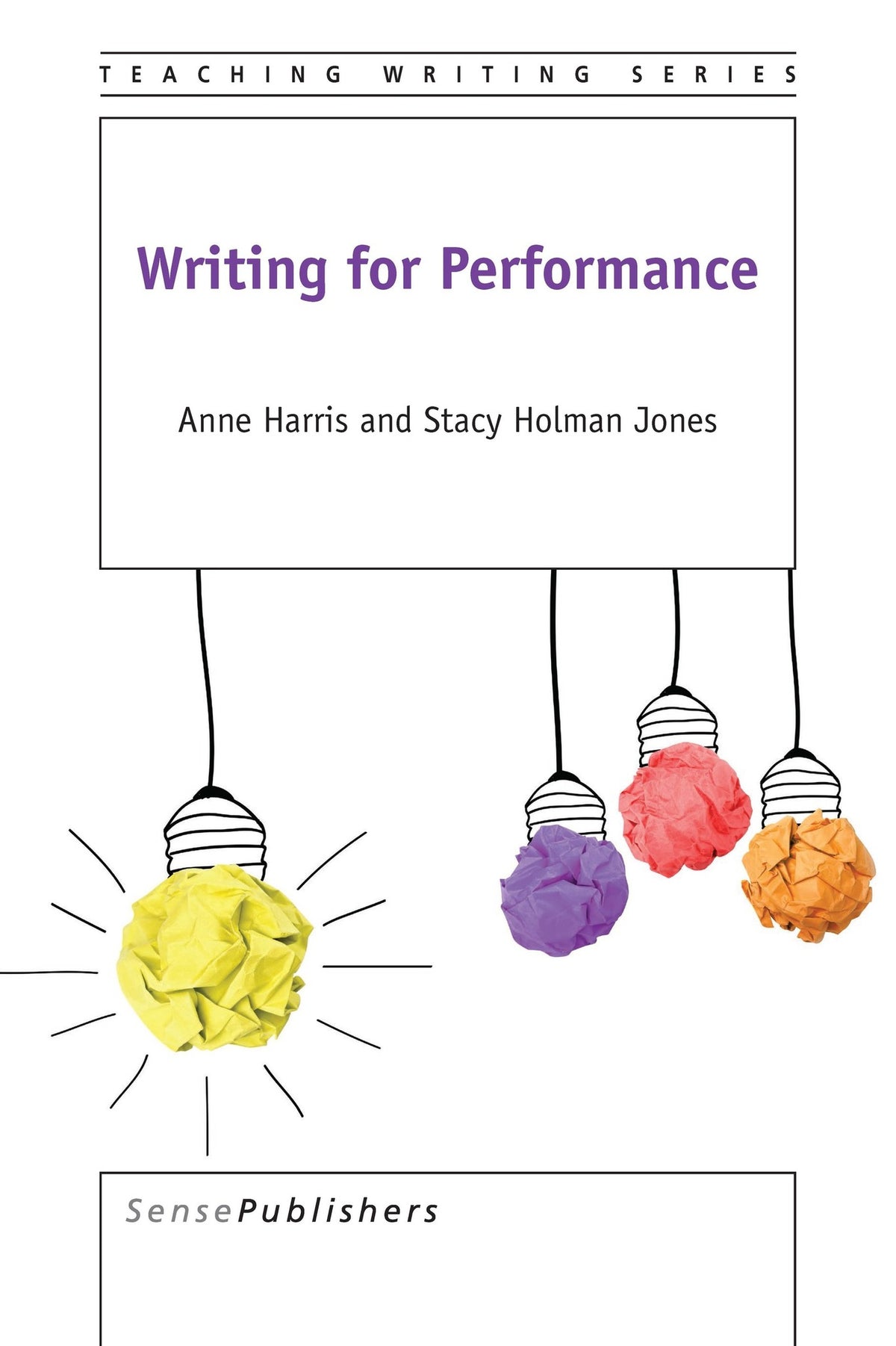 Cover image for Writing for Performance ISBN 9789463005937