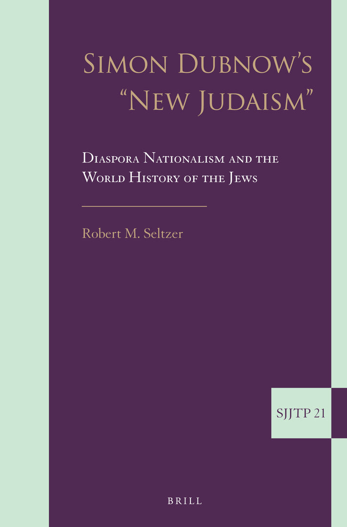 Cover image for Simon Dubnow's "New Judaism" ISBN 9789004260528