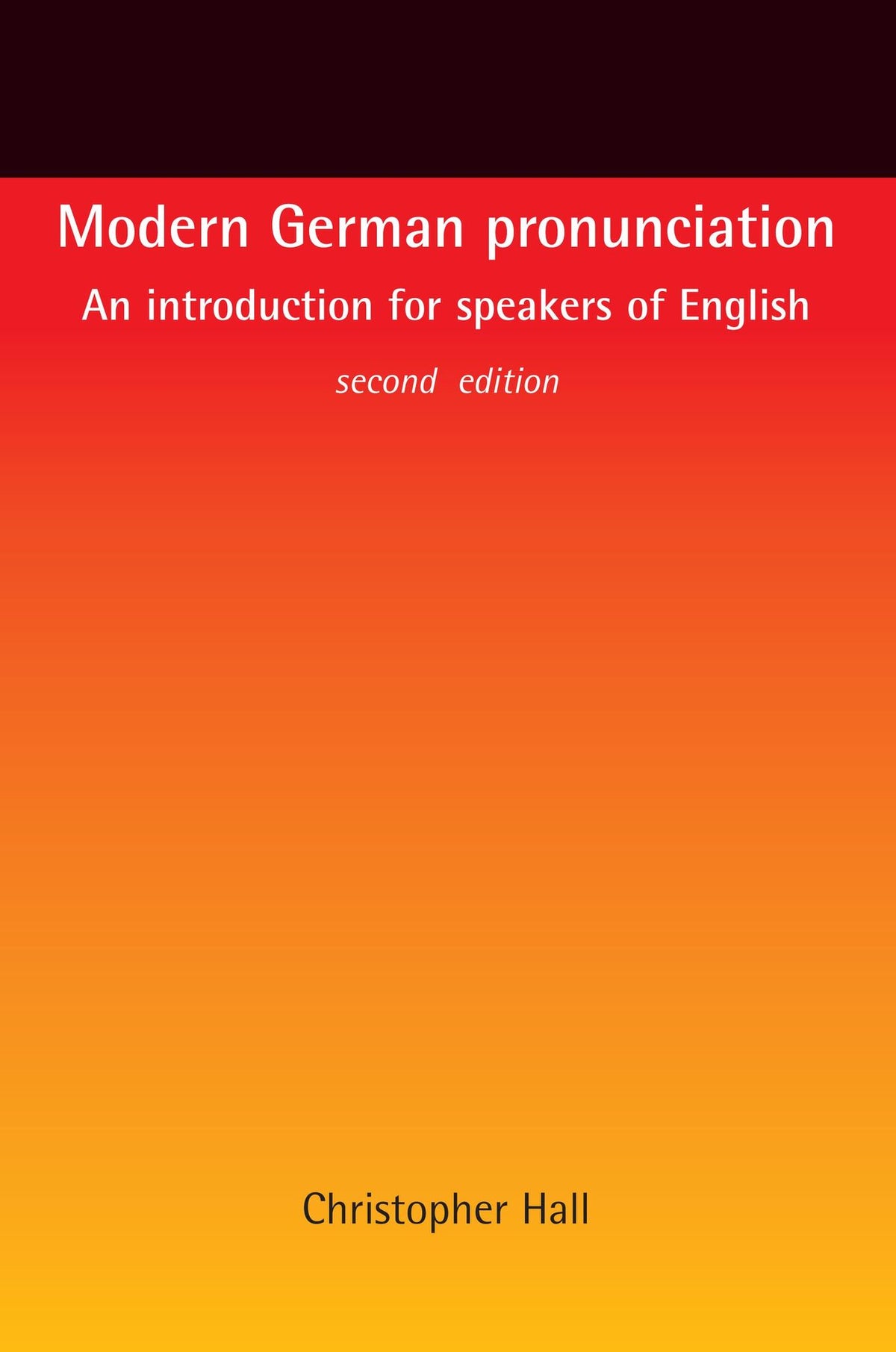 Cover image for Modern German pronunciation ISBN 9780719066894