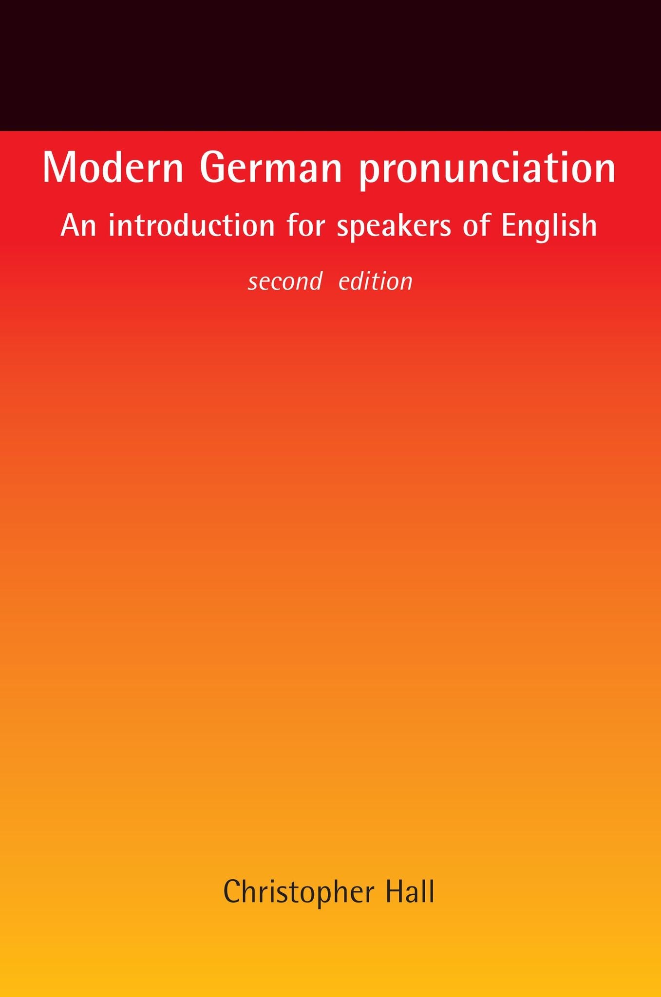 Cover image for Modern German pronunciation ISBN 9780719066894