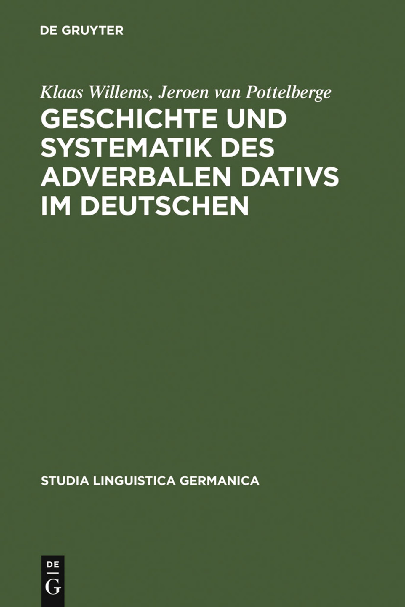 Geschichte und Systematik des adverbalen Dativs im Deutschen