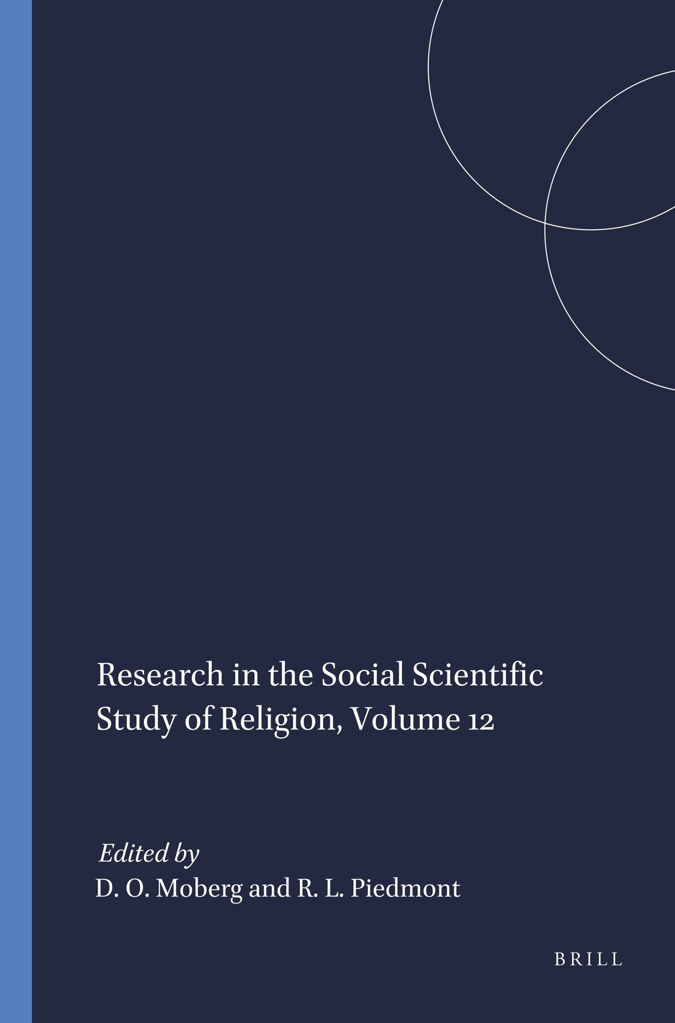 Cover image for Research in the Social Scientific Study of Religion, Volume 12 ISBN 9789004121997