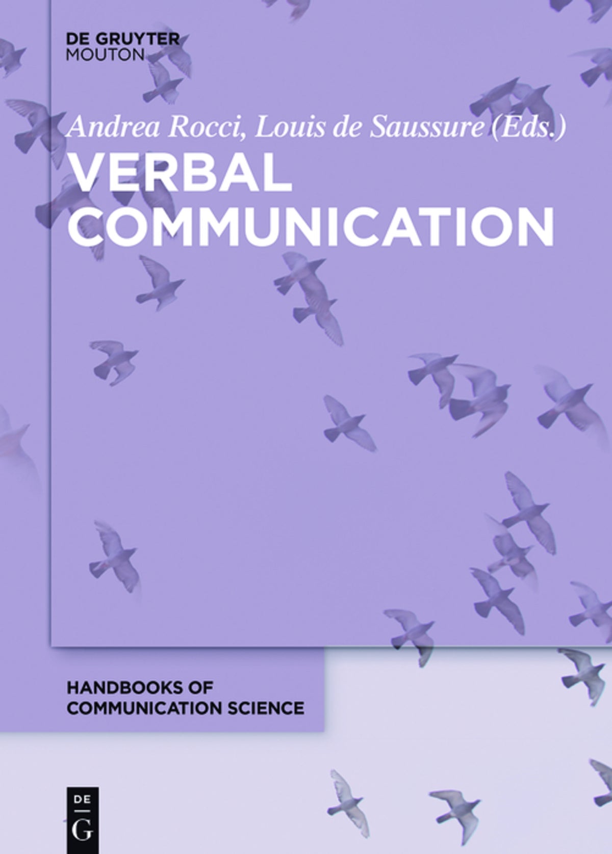 Cover image for Verbal Communication ISBN 9783110255454