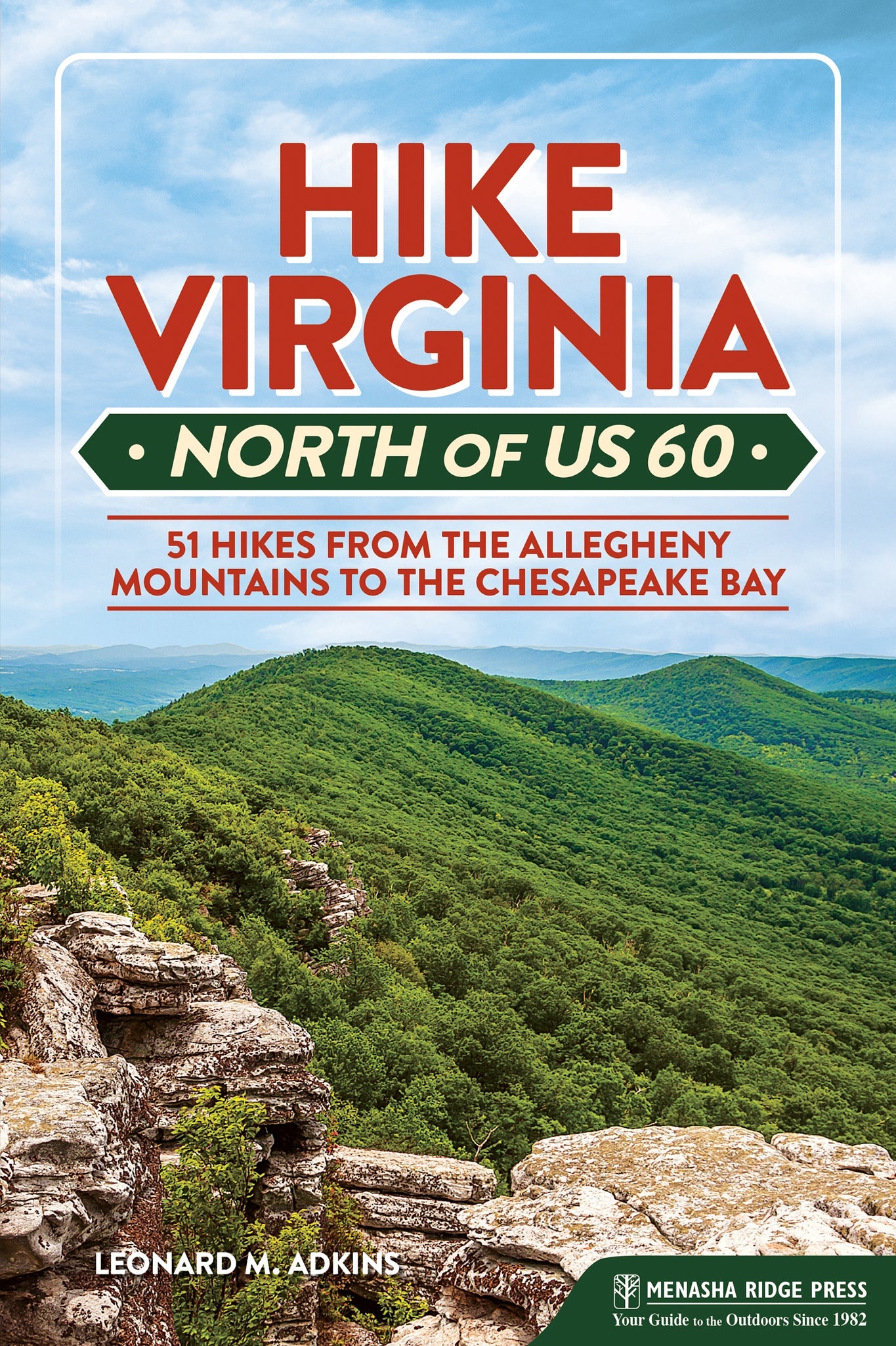 Cover image for Hike Virginia North of US 60 ISBN 9781634043489