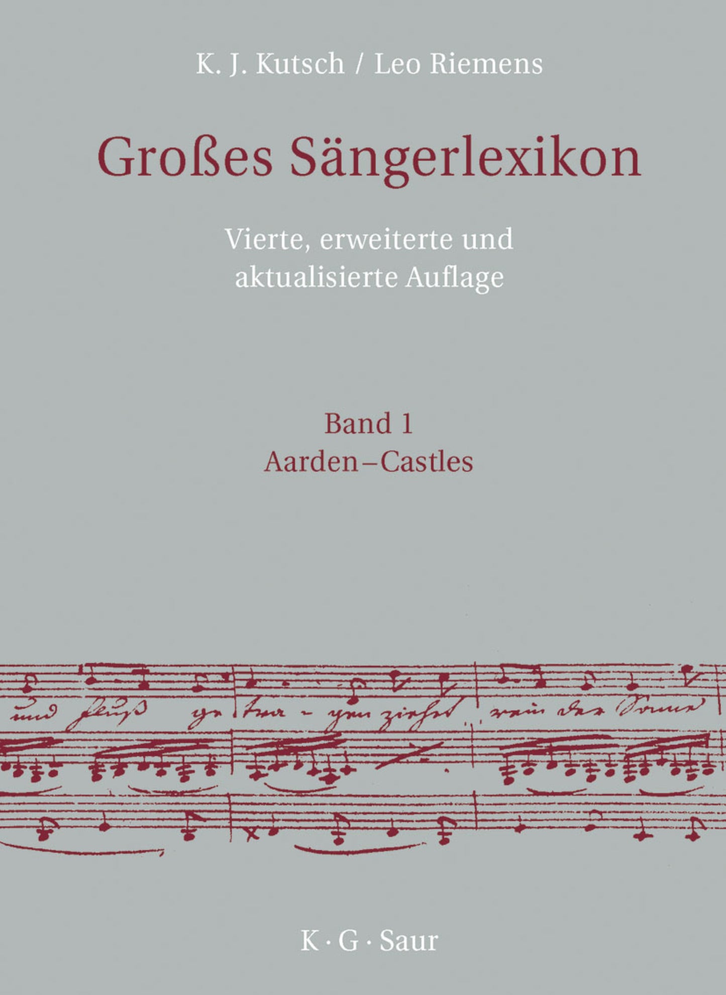 Großes Sängerlexikon