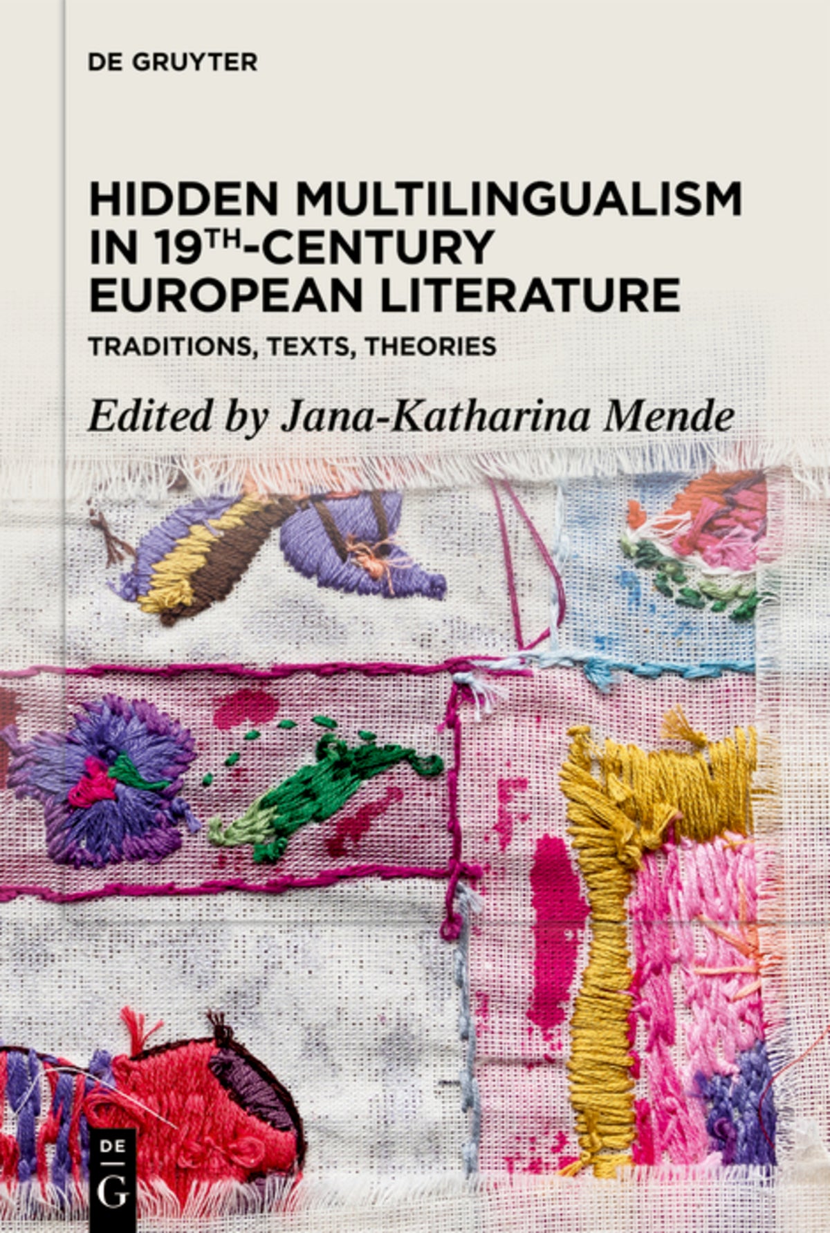 Cover image for Hidden Multilingualism in 19th-Century European Literature ISBN 9783112214084