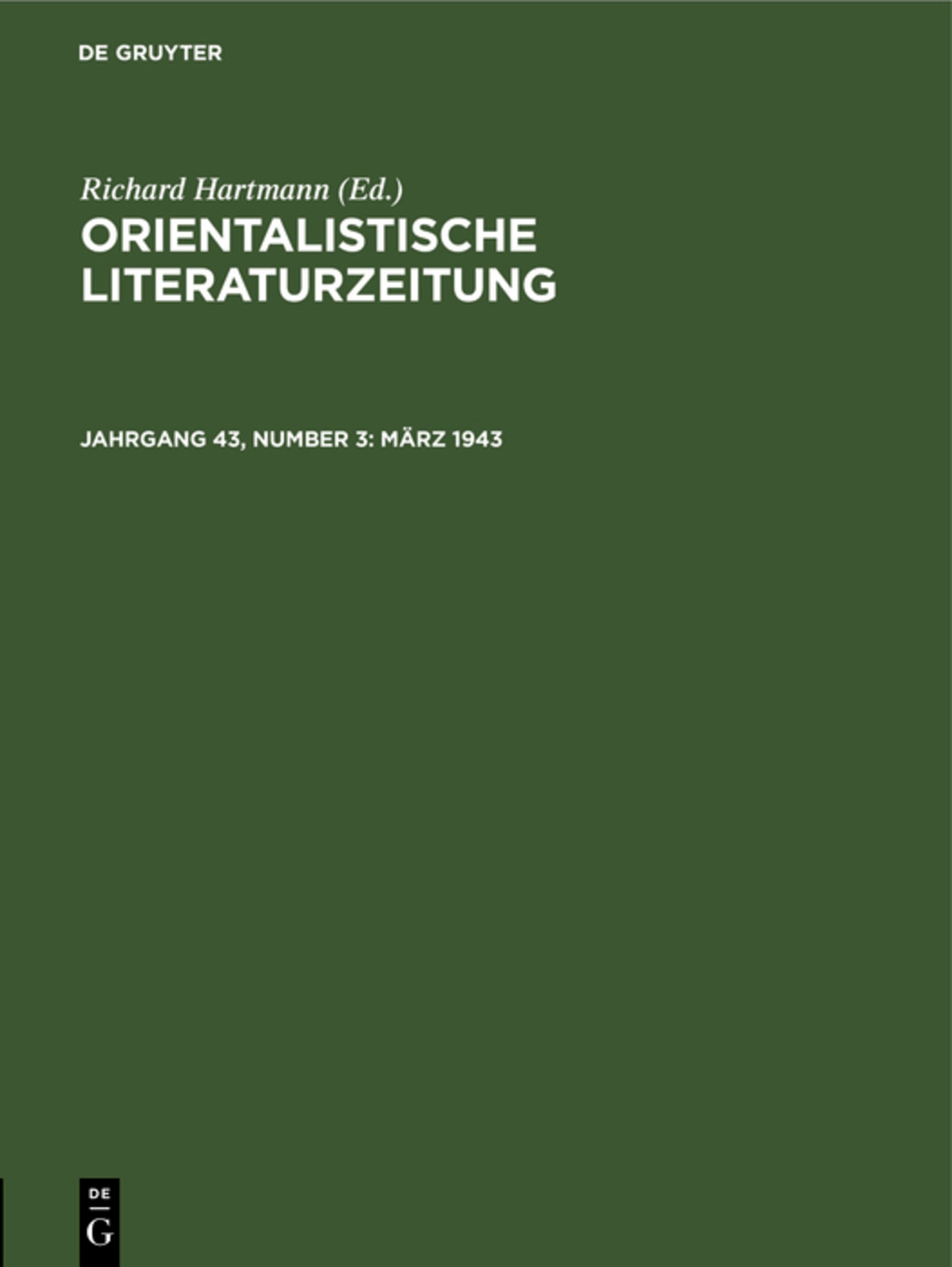 März 1943