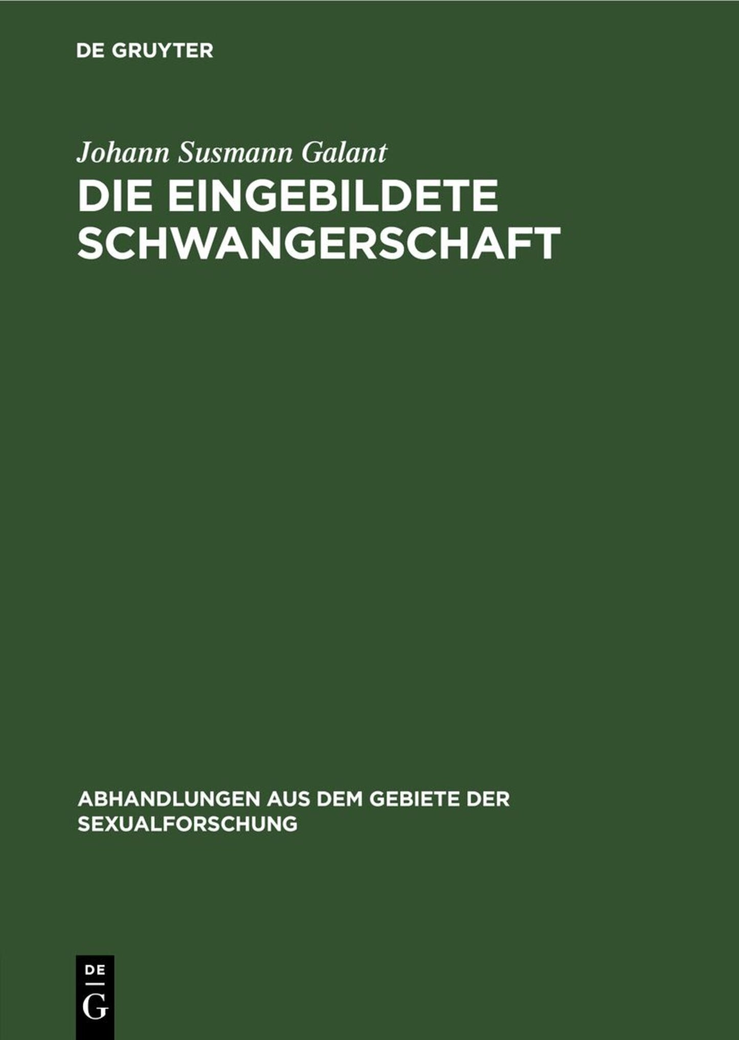 Die eingebildete Schwangerschaft