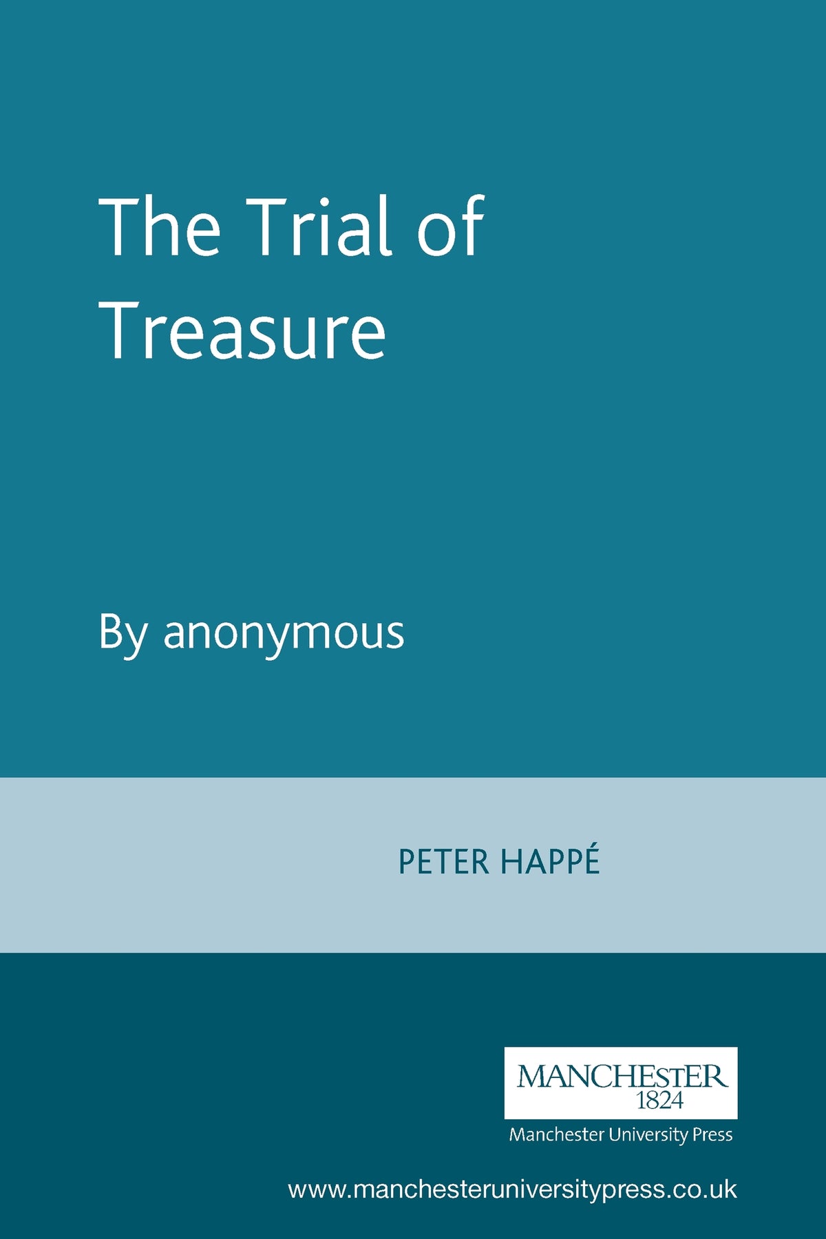 Cover image for The Trial of Treasure ISBN 9780719080968