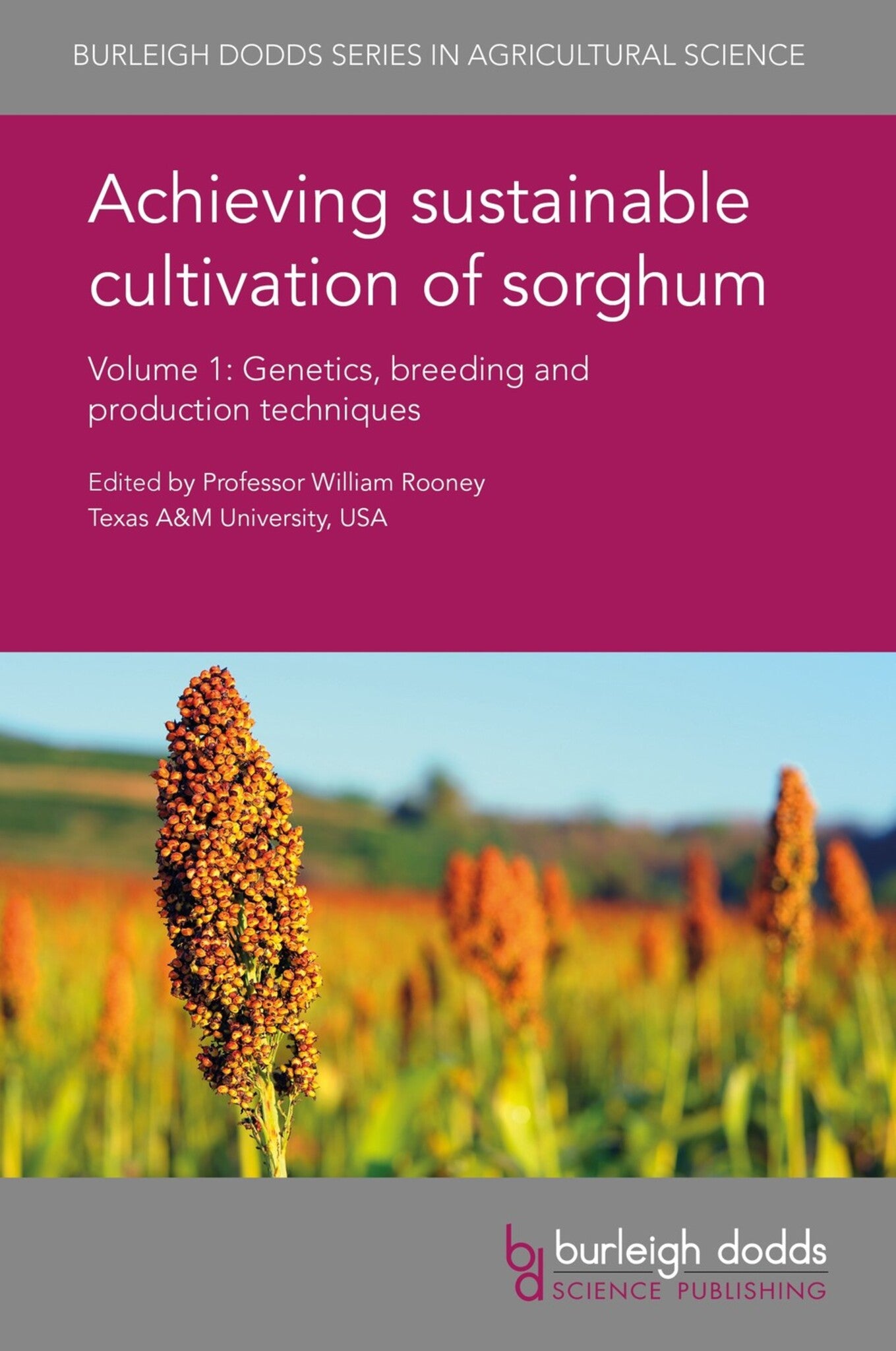 Cover image for Achieving sustainable cultivation of sorghum Volume 1 ISBN 9781786761224