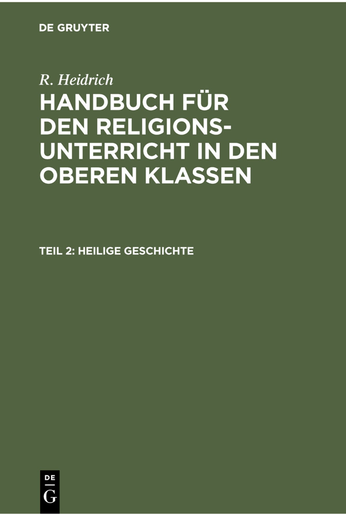 Heilige Geschichte