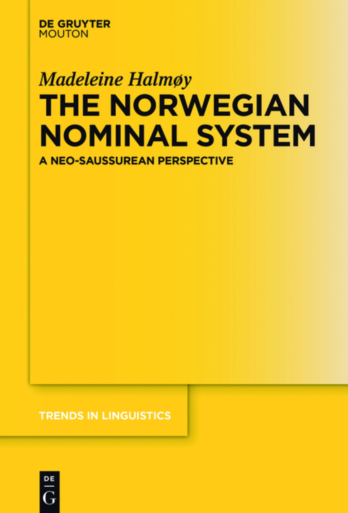 Cover image for The Norwegian Nominal System ISBN 9783110339635