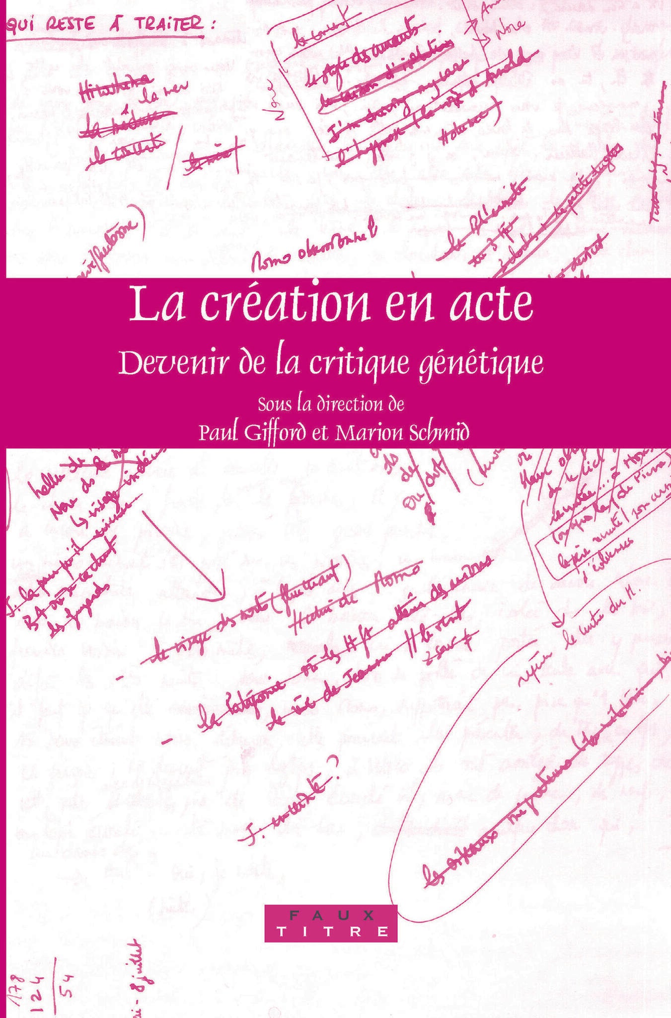 La création en acte