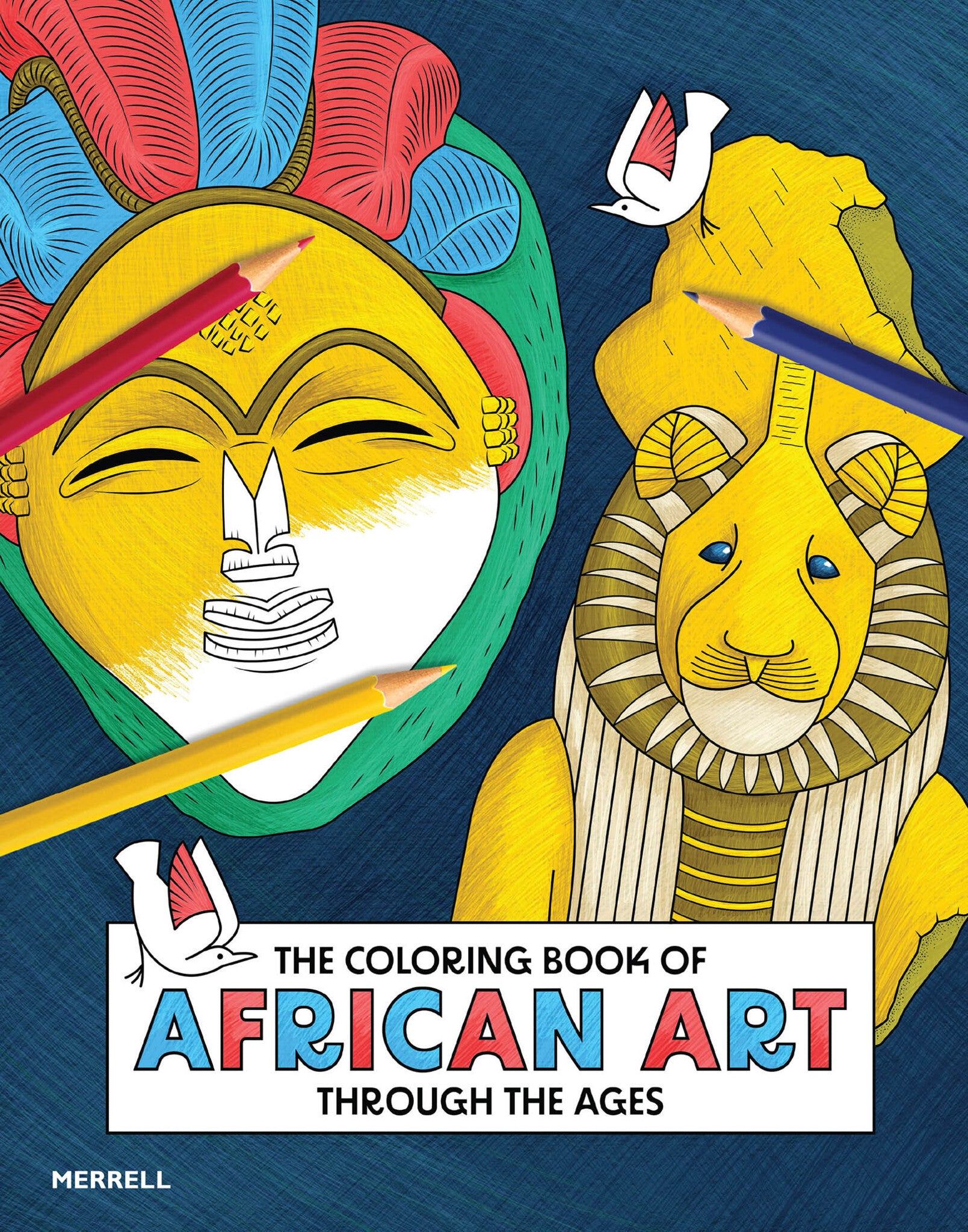 Cover image for The Coloring Book of African Art Through the Ages ISBN 9781858947259
