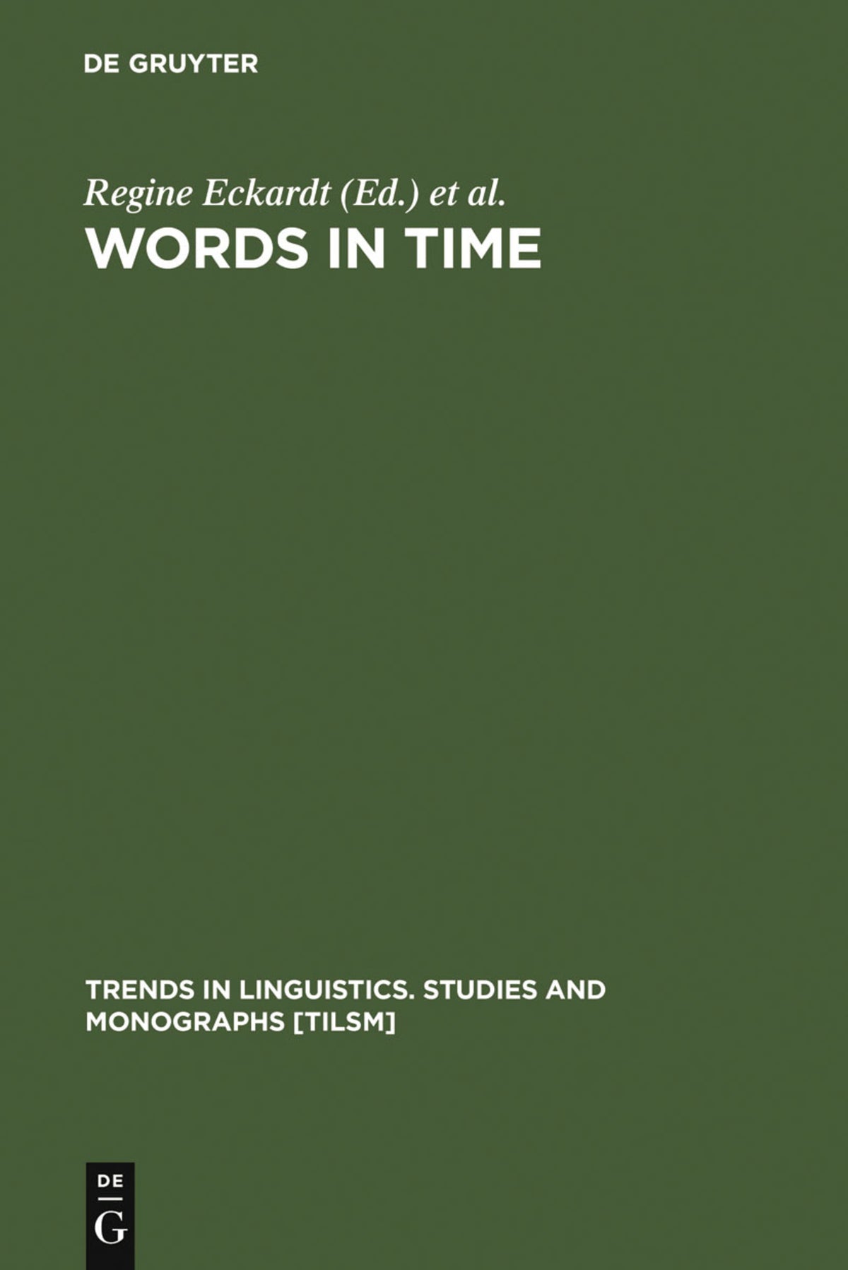 Cover image for Words in Time ISBN 9783110176759