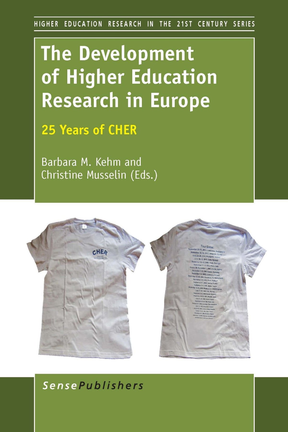 Cover image for The Development of Higher Education Research in Europe ISBN 9789462094000