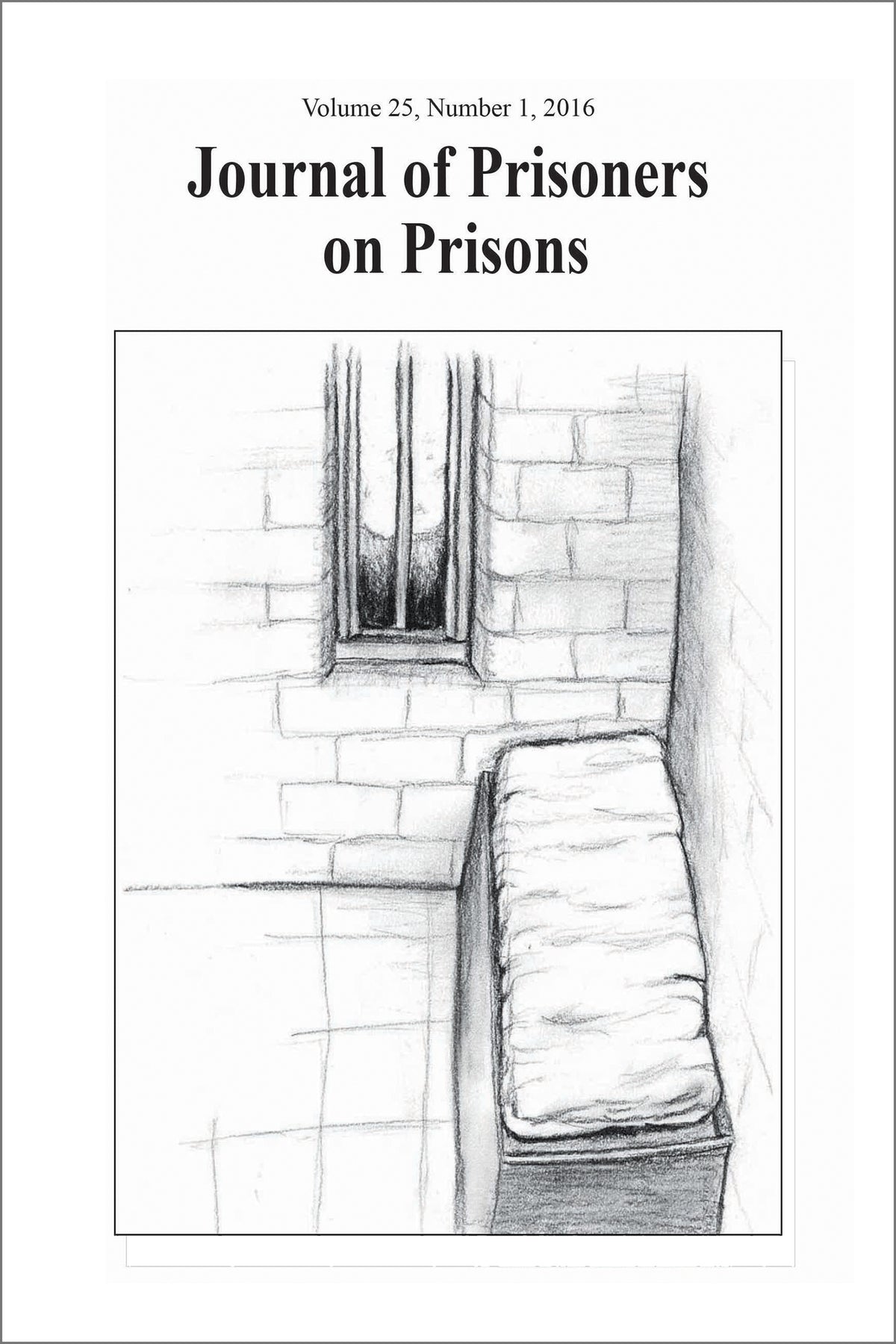 Cover image for Journal of Prisoners on Prisons, V25 # 1 ISBN 9780776624907