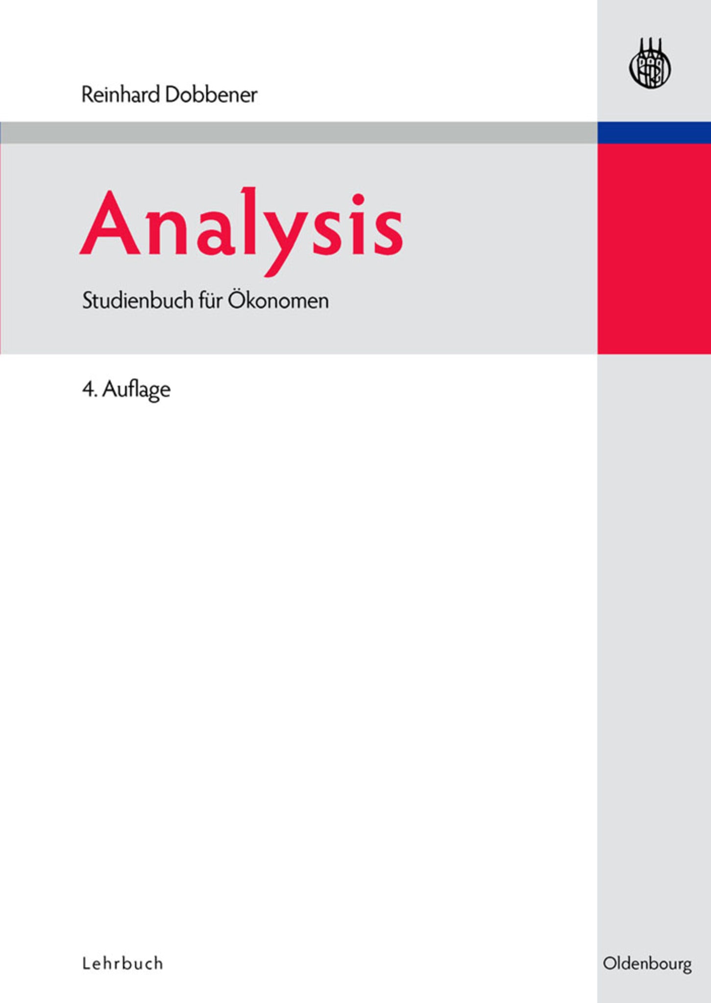 Cover image for Analysis ISBN 9783486579994