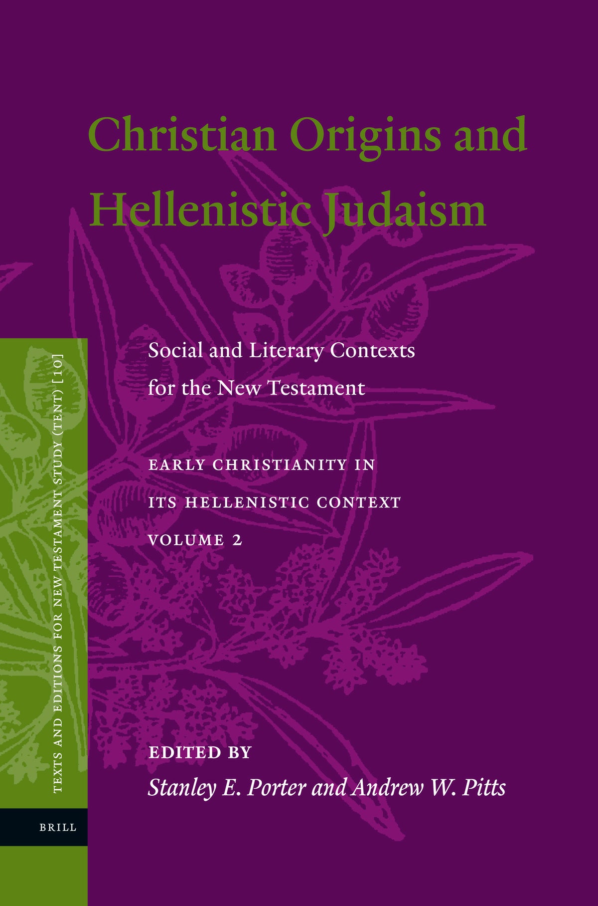 Cover image for Christian Origins and Hellenistic Judaism ISBN 9789004234765