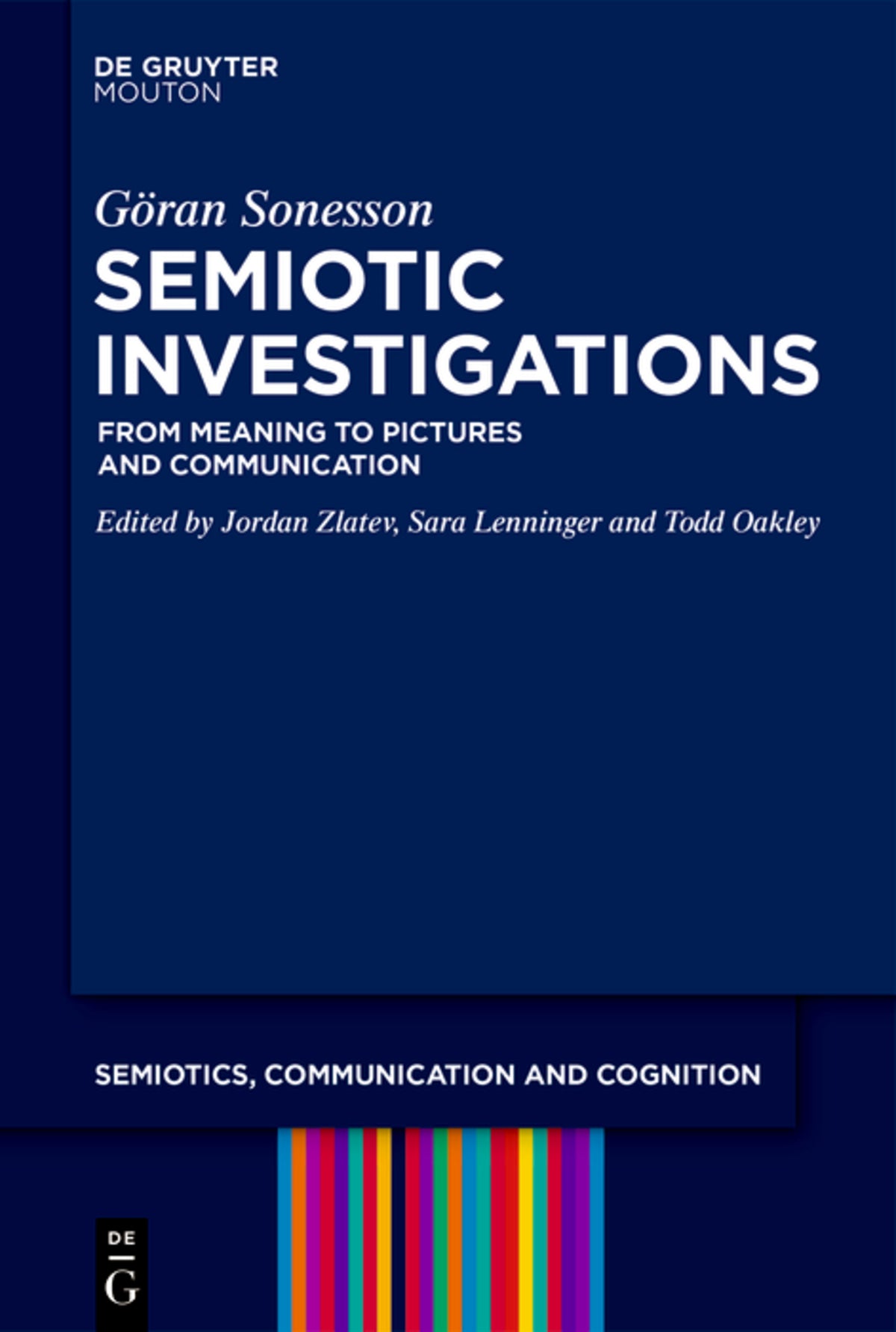 Cover image for Semiotic Investigations ISBN 9783110699494