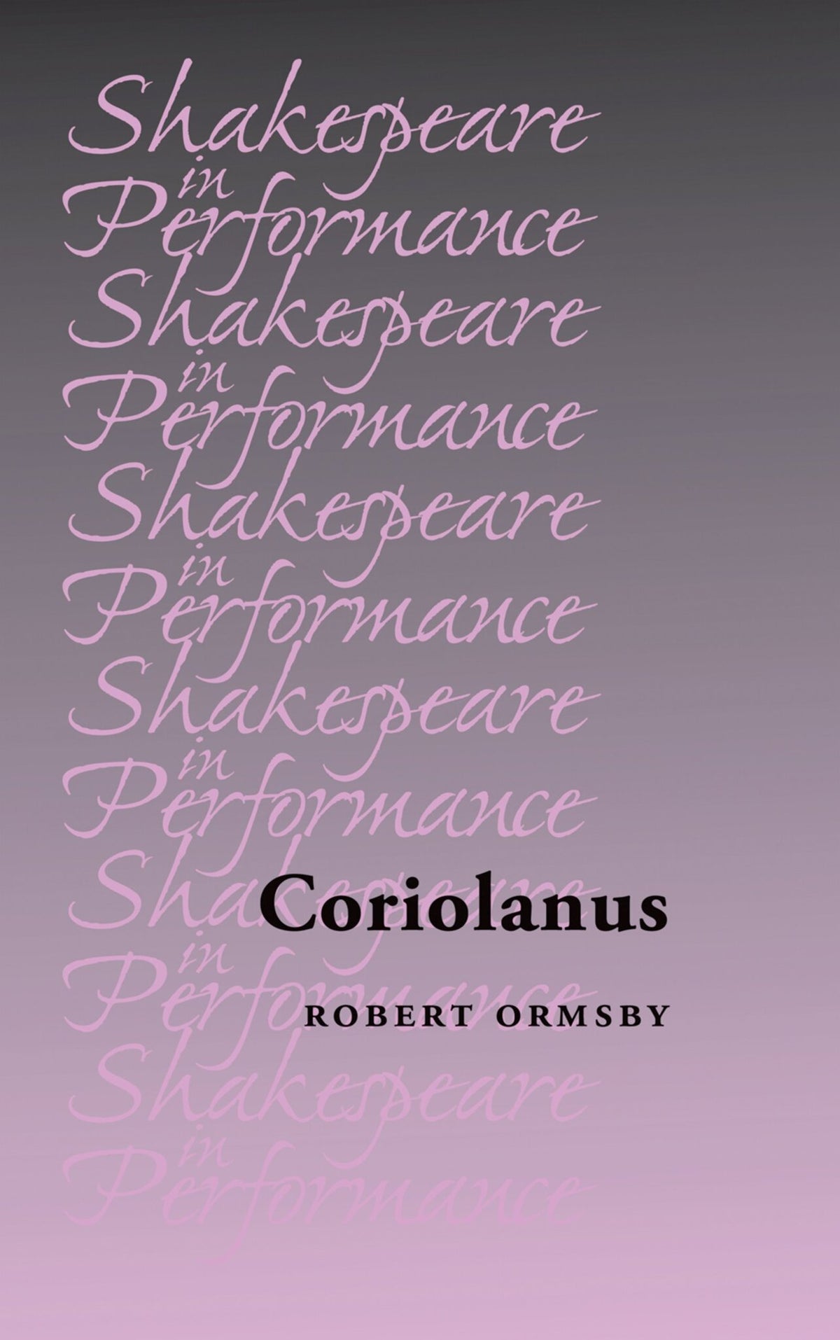 Cover image for Coriolanus ISBN 9780719078675