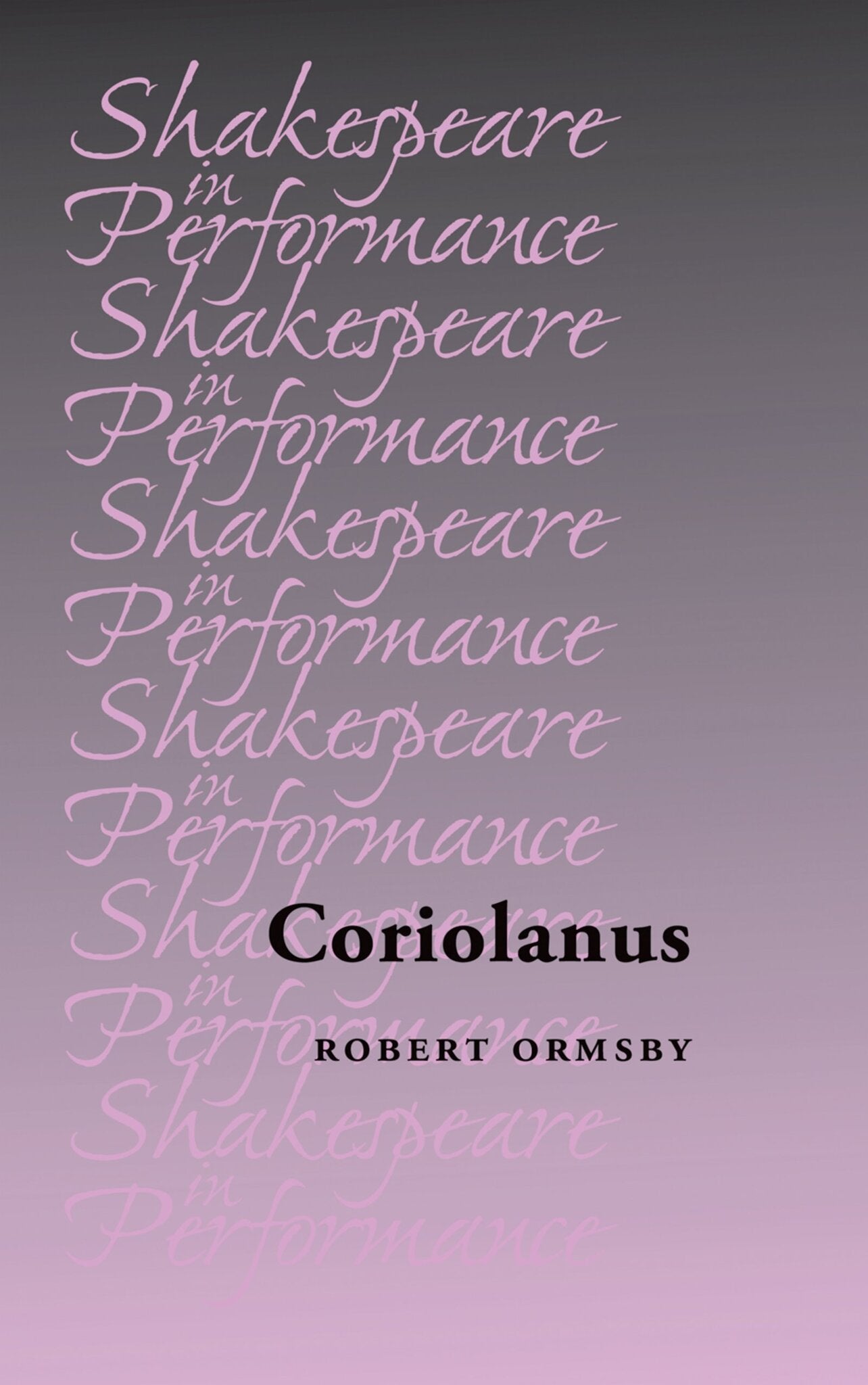 Cover image for Coriolanus ISBN 9780719078675