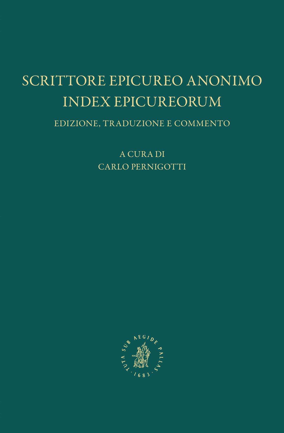 Scrittore epicureo anonimo, Index Epicureorum
