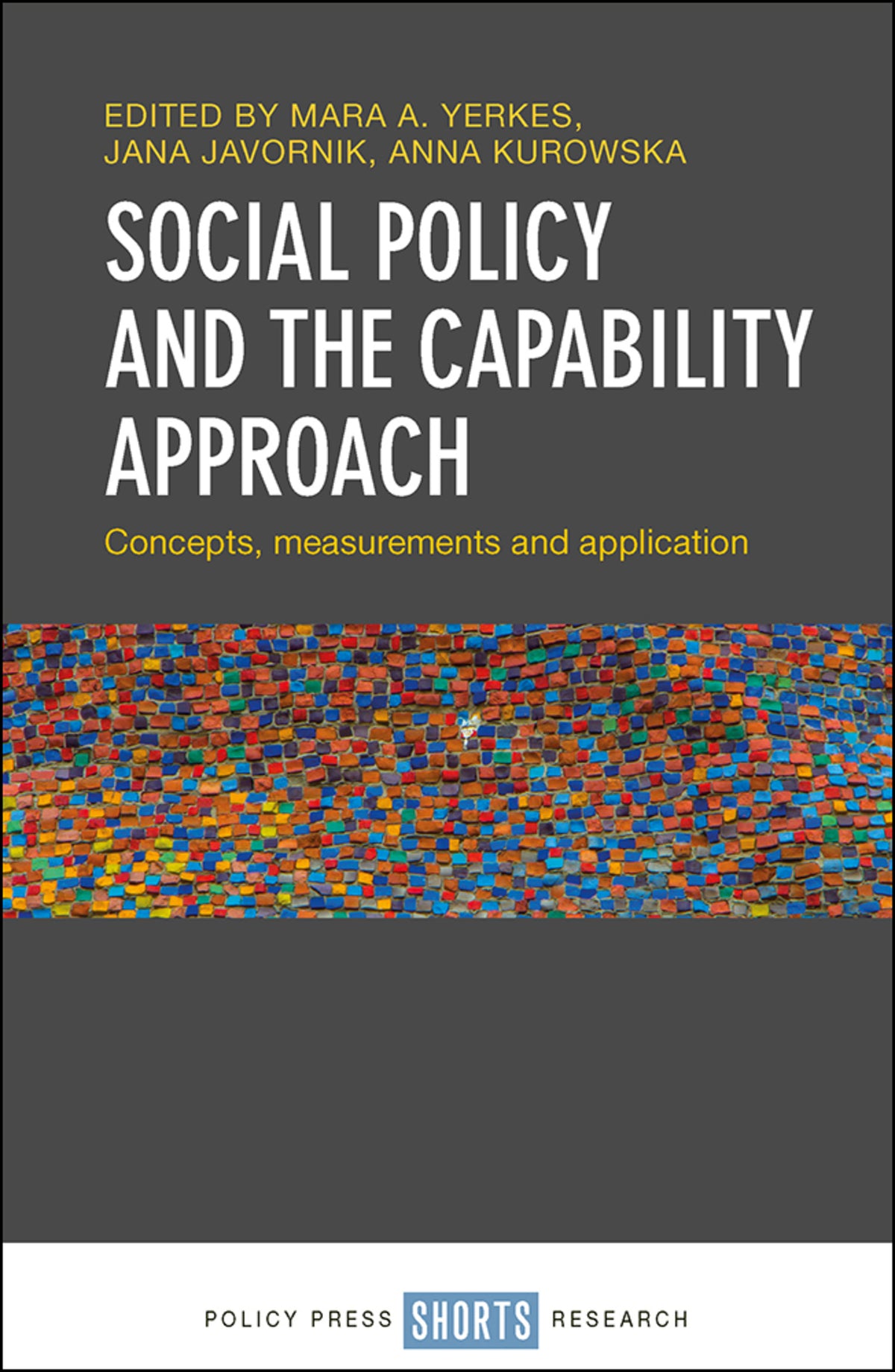 Cover image for Social Policy and the Capability Approach ISBN 9781447341789