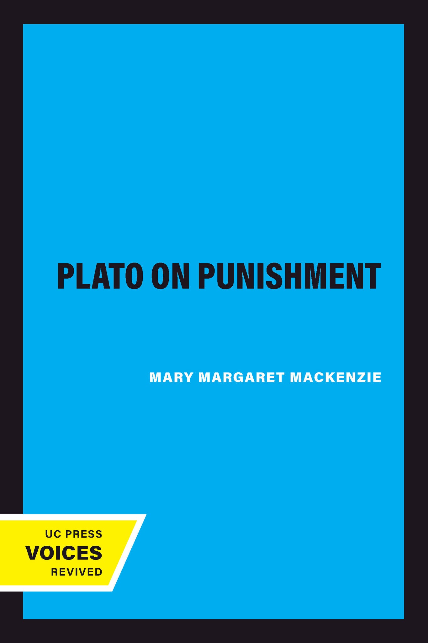 Cover image for Plato on Punishment ISBN 9780520311466