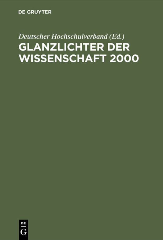 Glanzlichter der Wissenschaft 2000
