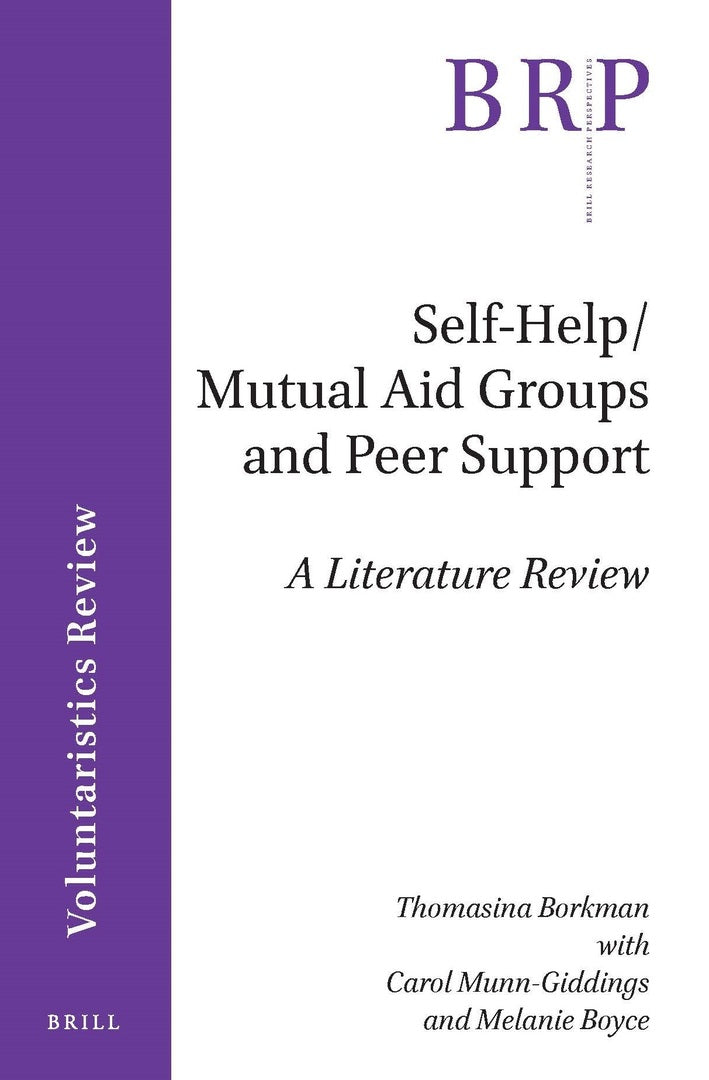 Cover image for Self-Help/Mutual Aid Groups and Peer Support ISBN 9789004447998