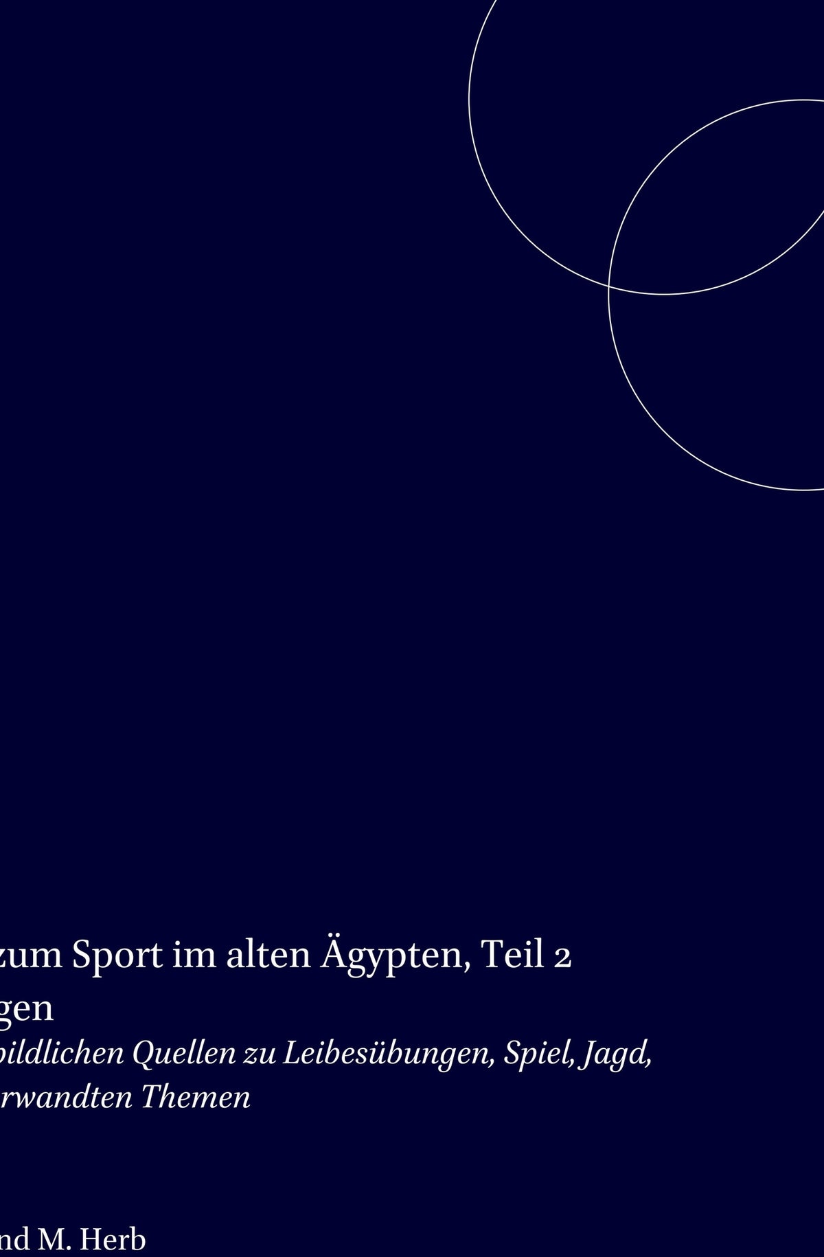Bildatlas zum Sport im alten Ägypten, Teil 2 Abbildungen